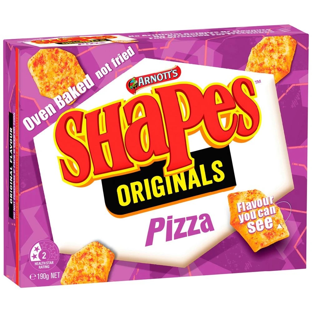 1 Arnott's Pizza Shapes 185g, 1 of 5