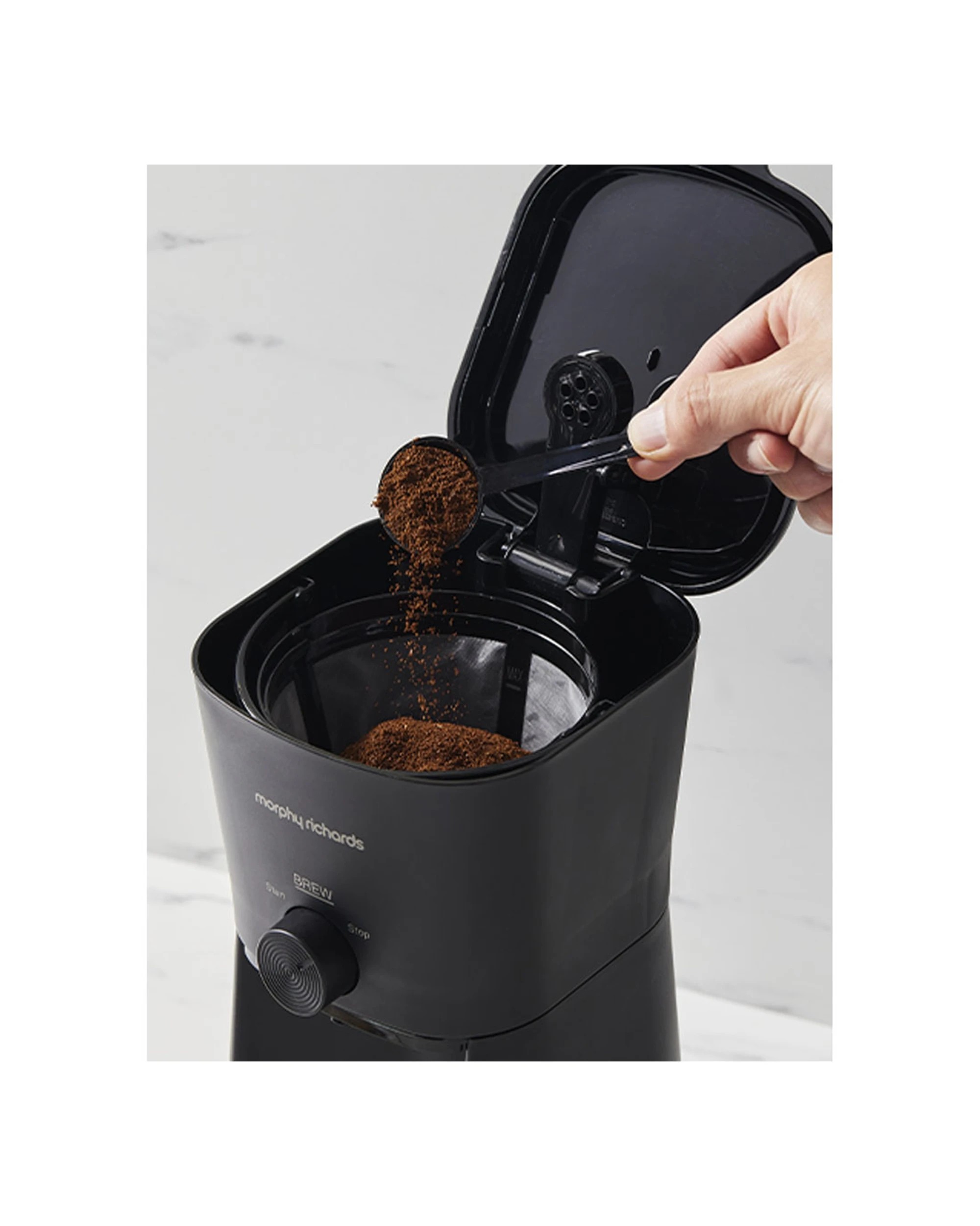7 Morphy Richards Electric Iced Coffee Machine Maker 350ml - Black, 7 of 7