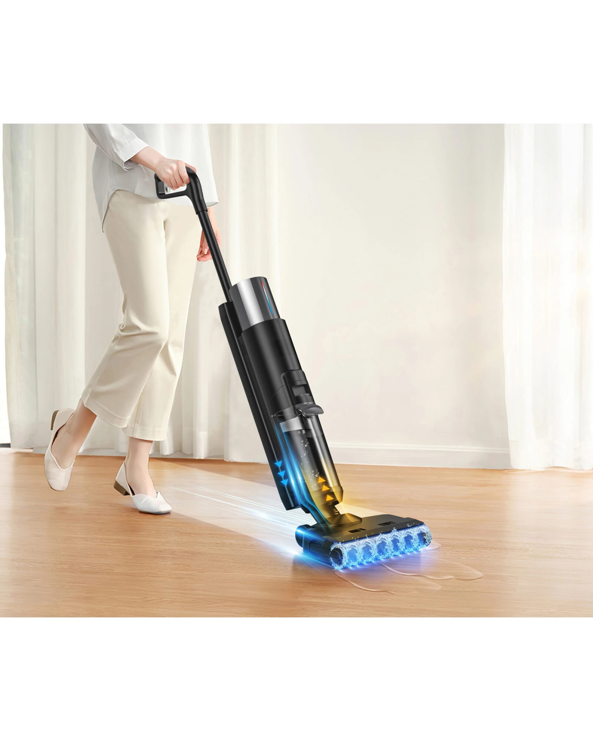 8 magivaac Auto Wet & Dry Cordless Vacuum with Self-Propelling Roller Brush & XL-Capacity Dual Tank System, 8 of 9