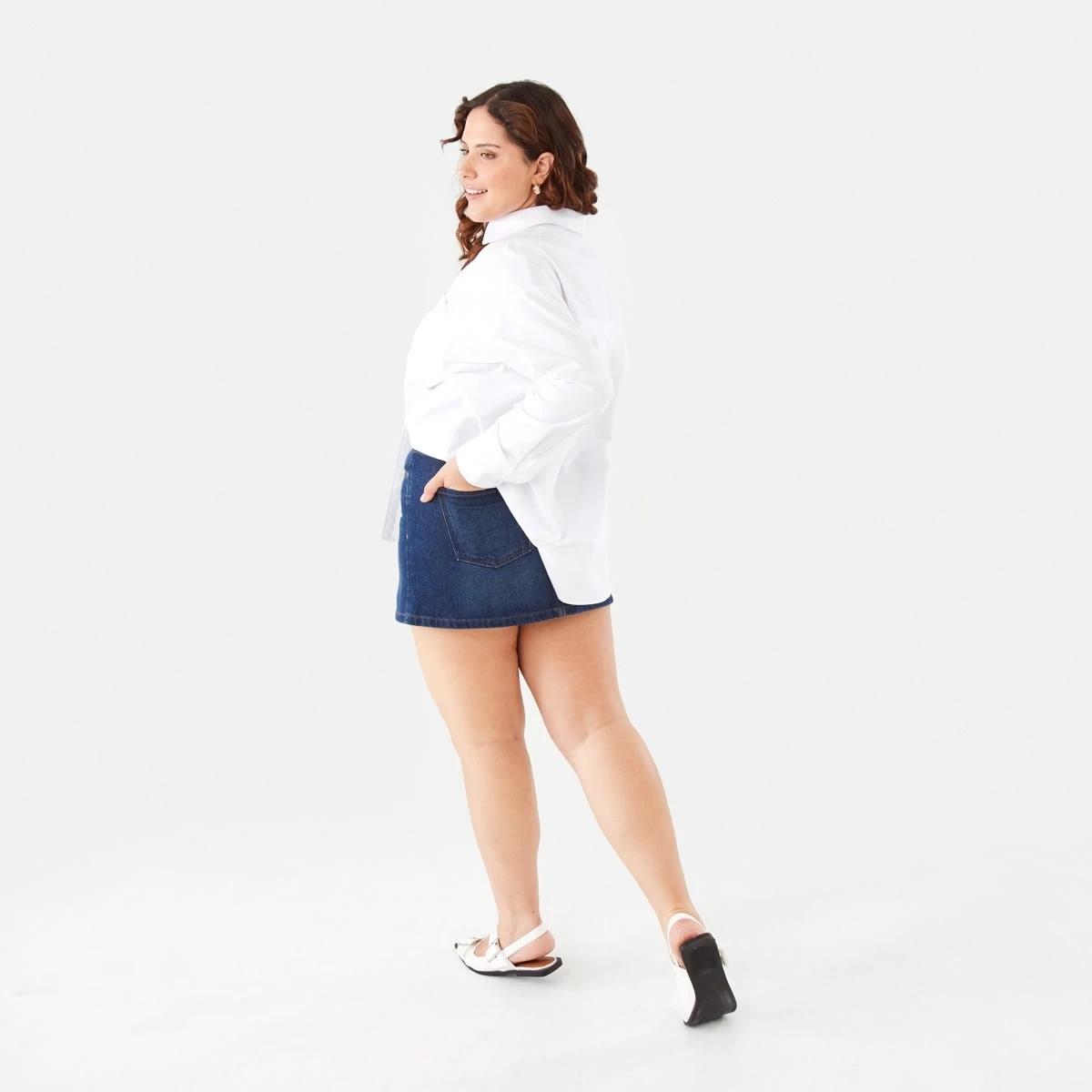 4 Long Sleeve Oxford Shirt WHITE, 4 of 7