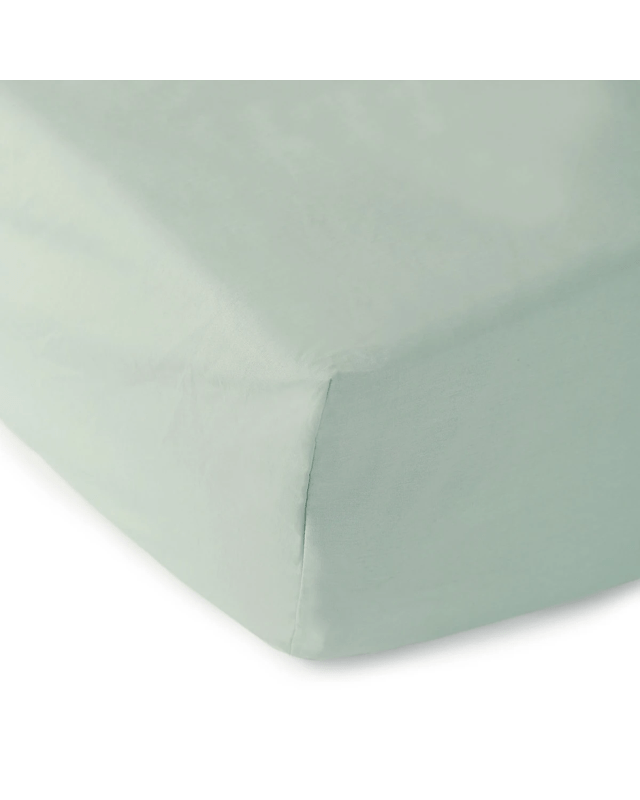 225 Thread Count Cotton Rich Fitted Sheet - Single Bed, Eucaly