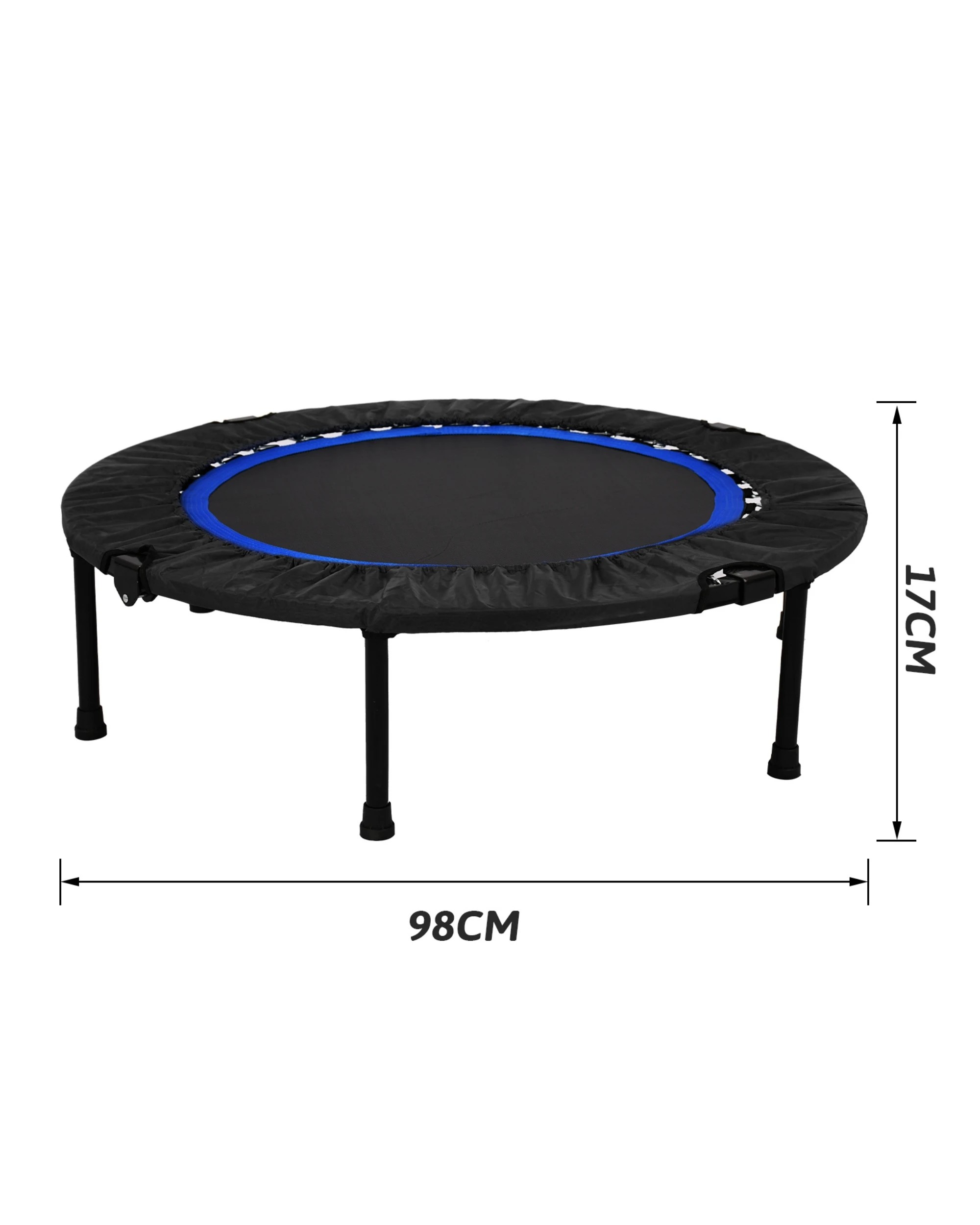 7 Advwin 40 Inch Mini Fitness Trampoline Suitable for Indoor Outdoor Workout Max Load 150KG, 7 of 7