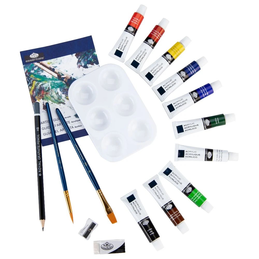 3 Royal & Langnickel Large Window Artist Tin Acrylic Set 18pc, 3 of 9