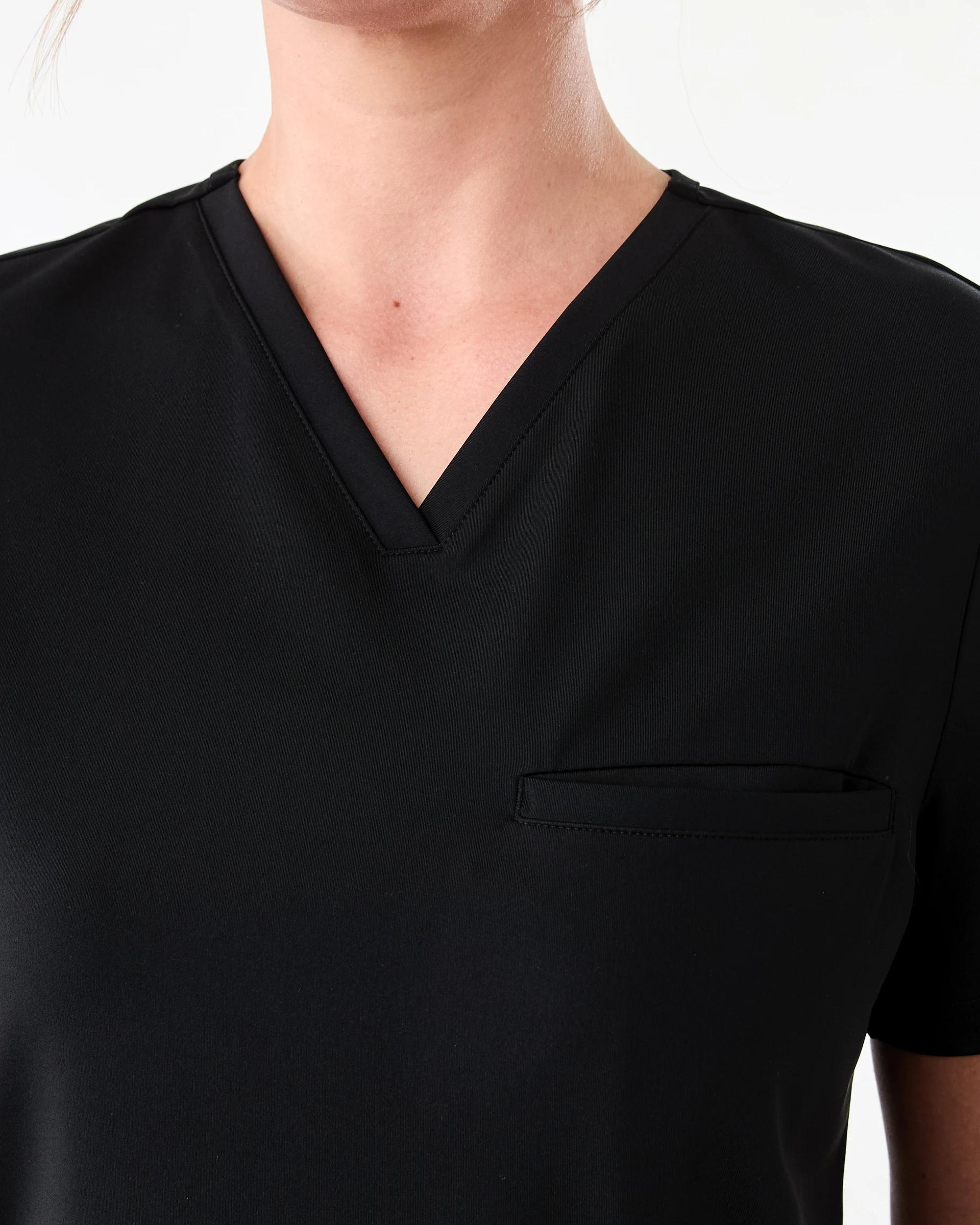 5 Workwear Performance Scrub Top Black, 5 of 8