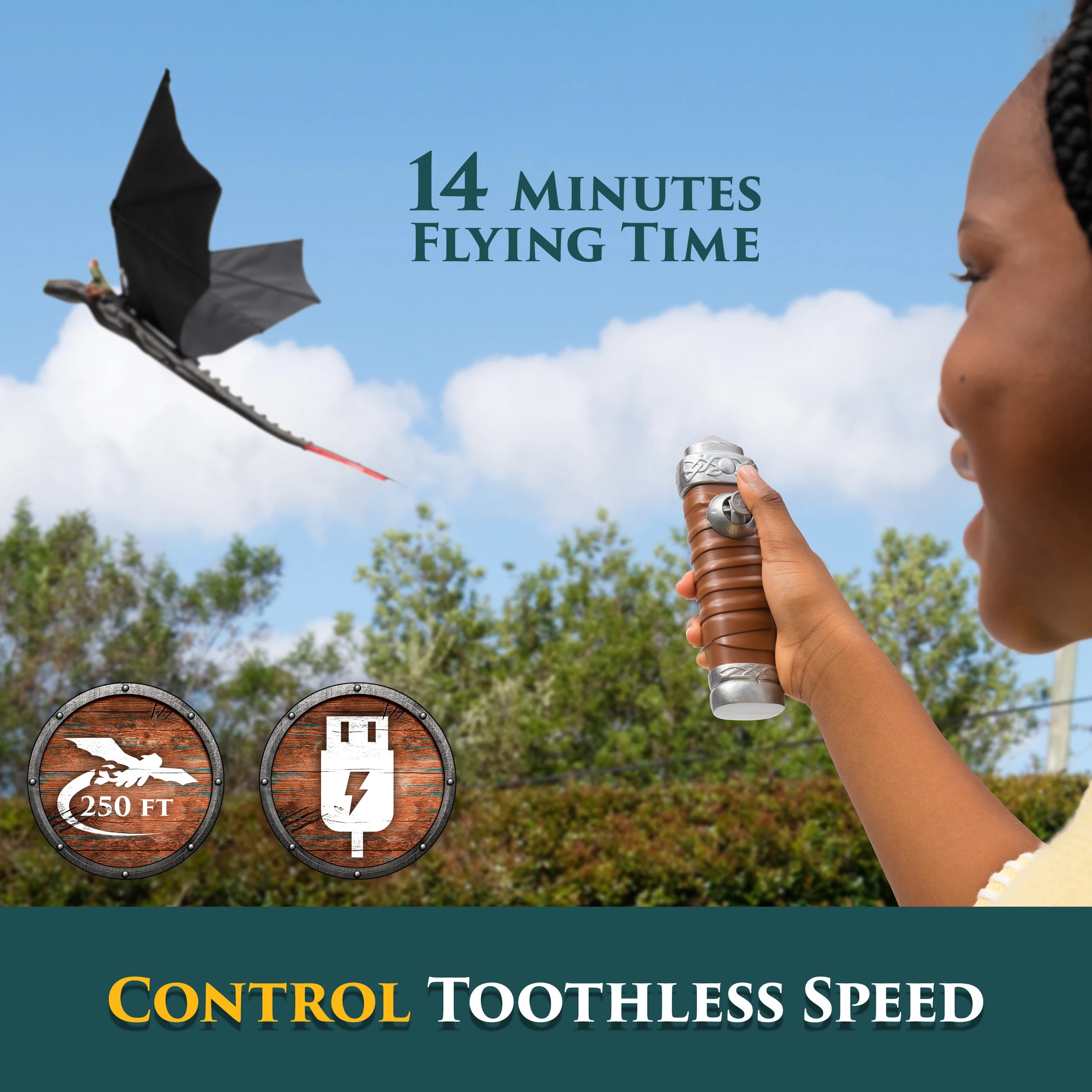 4 How To Train Your Dragon Real Flying Remote Control Toothless Action Figure, 4 of 9