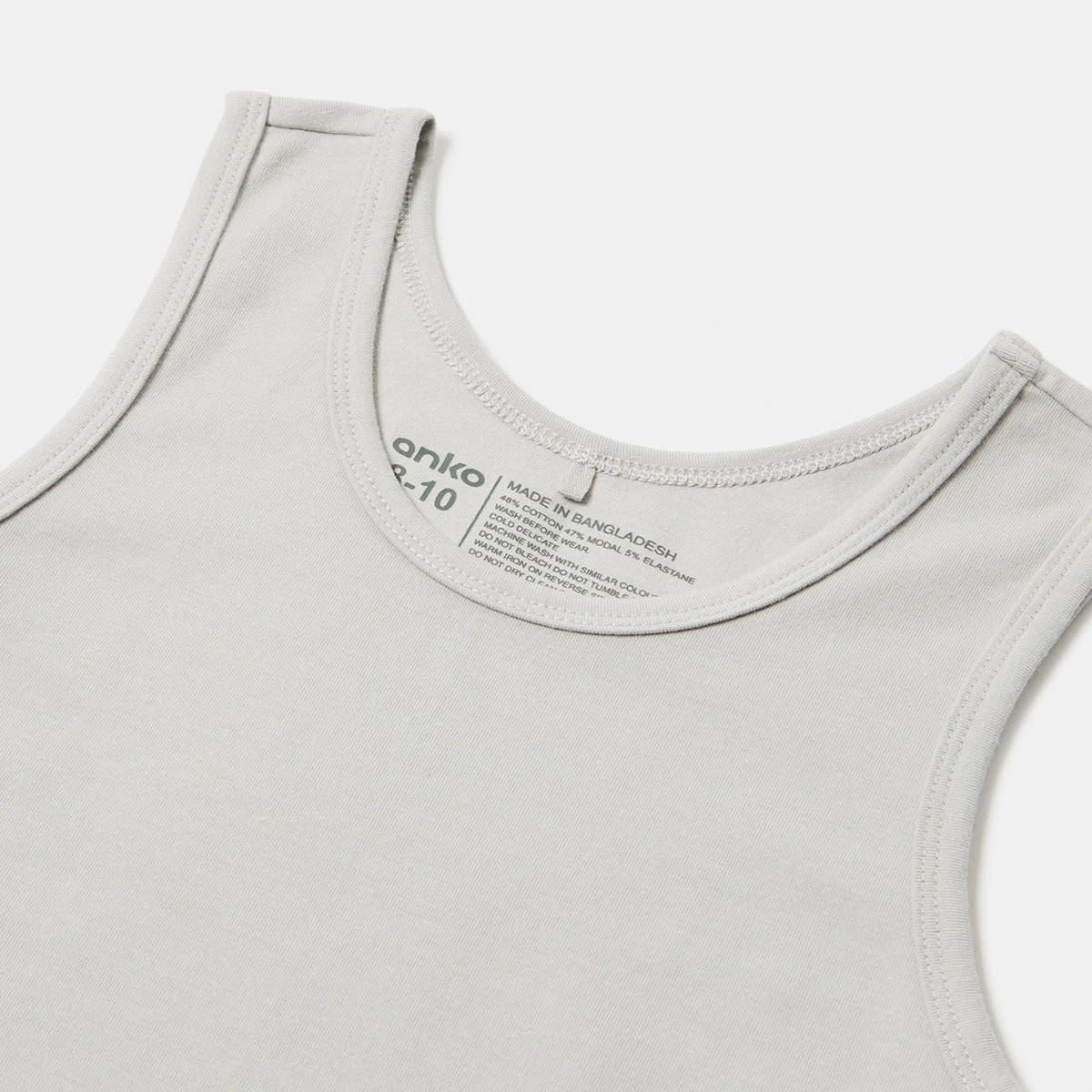 3 3 Pack Super Soft Singlets Stripe, 3 of 6