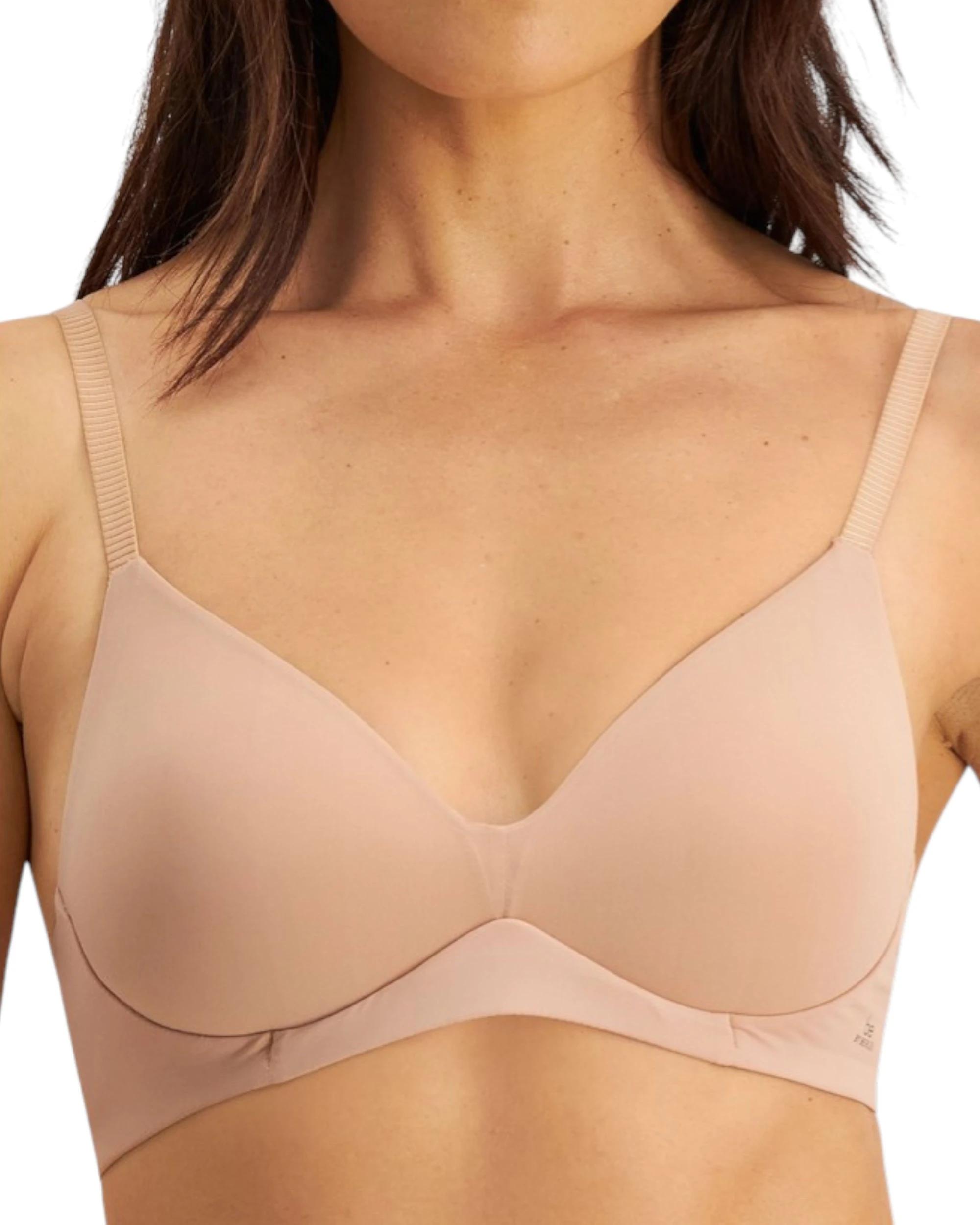 1 Be By Berlei Womens Contour Wirefree T-Shirt Nude Bra NUDE, 1 of 8