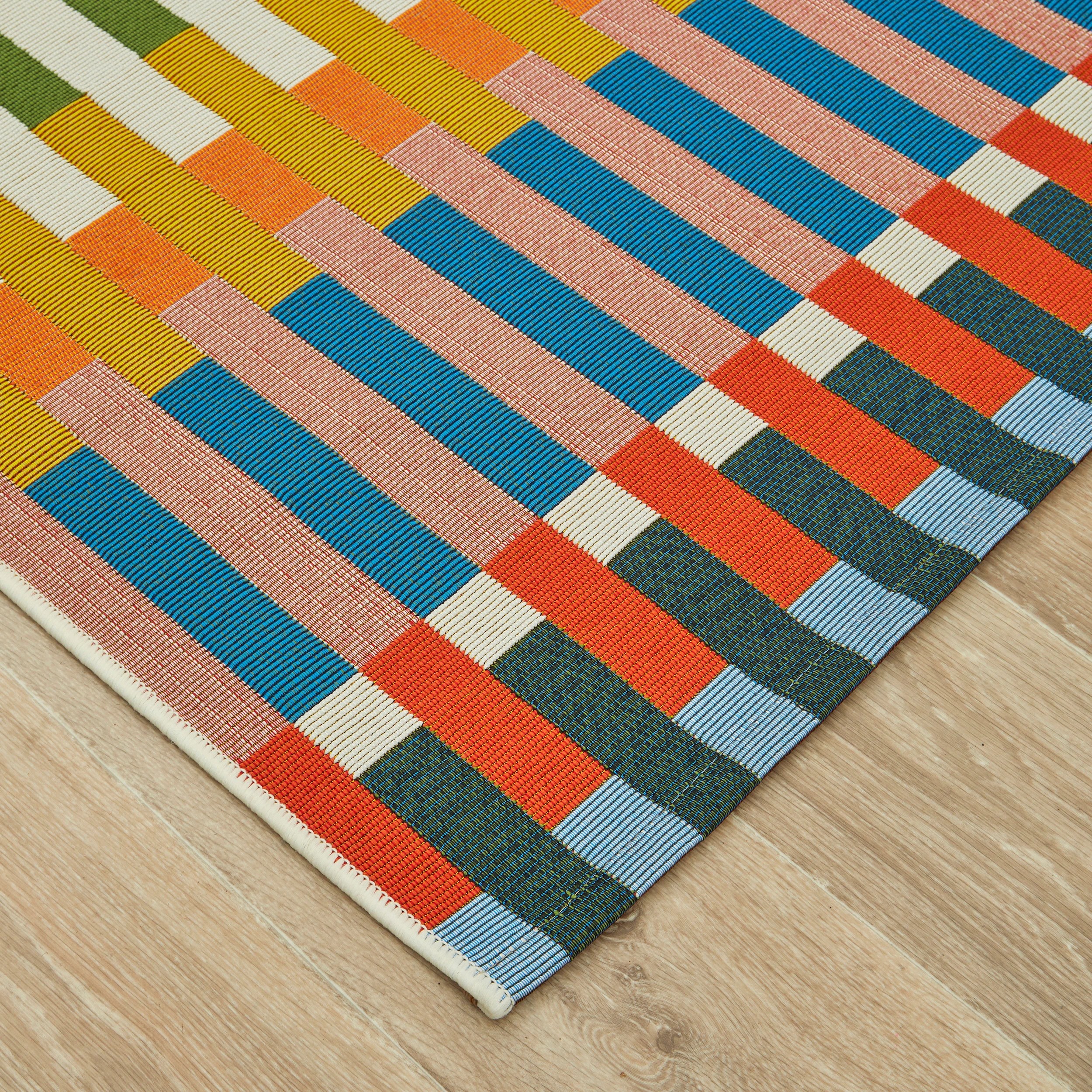 4 Common Ground Rugs Horizon Dante 200x80cm - Small Outdoor Rug - Multi, 4 of 7
