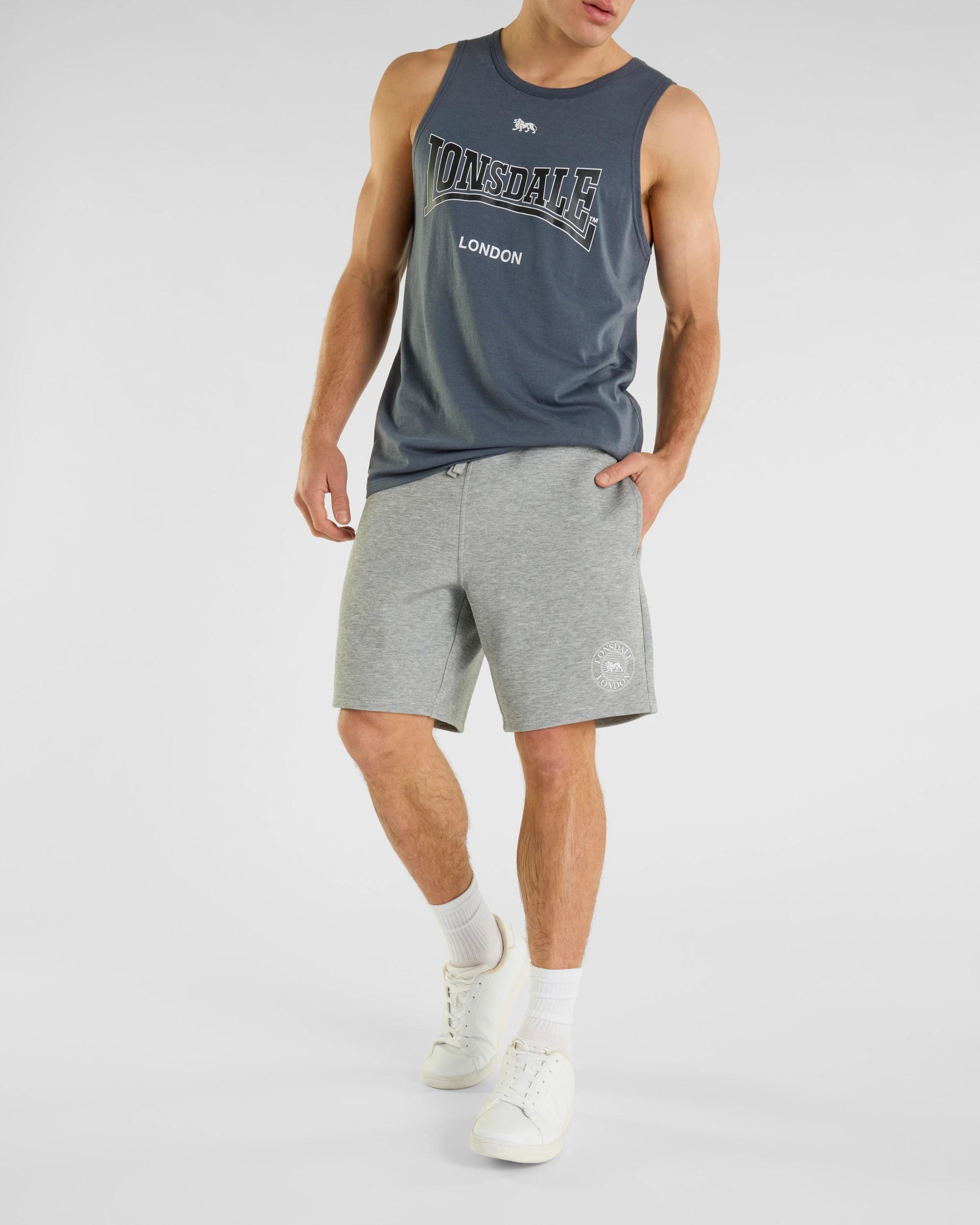 5 Varsity Shorts - Lonsdale London GREY MARLE, 5 of 6