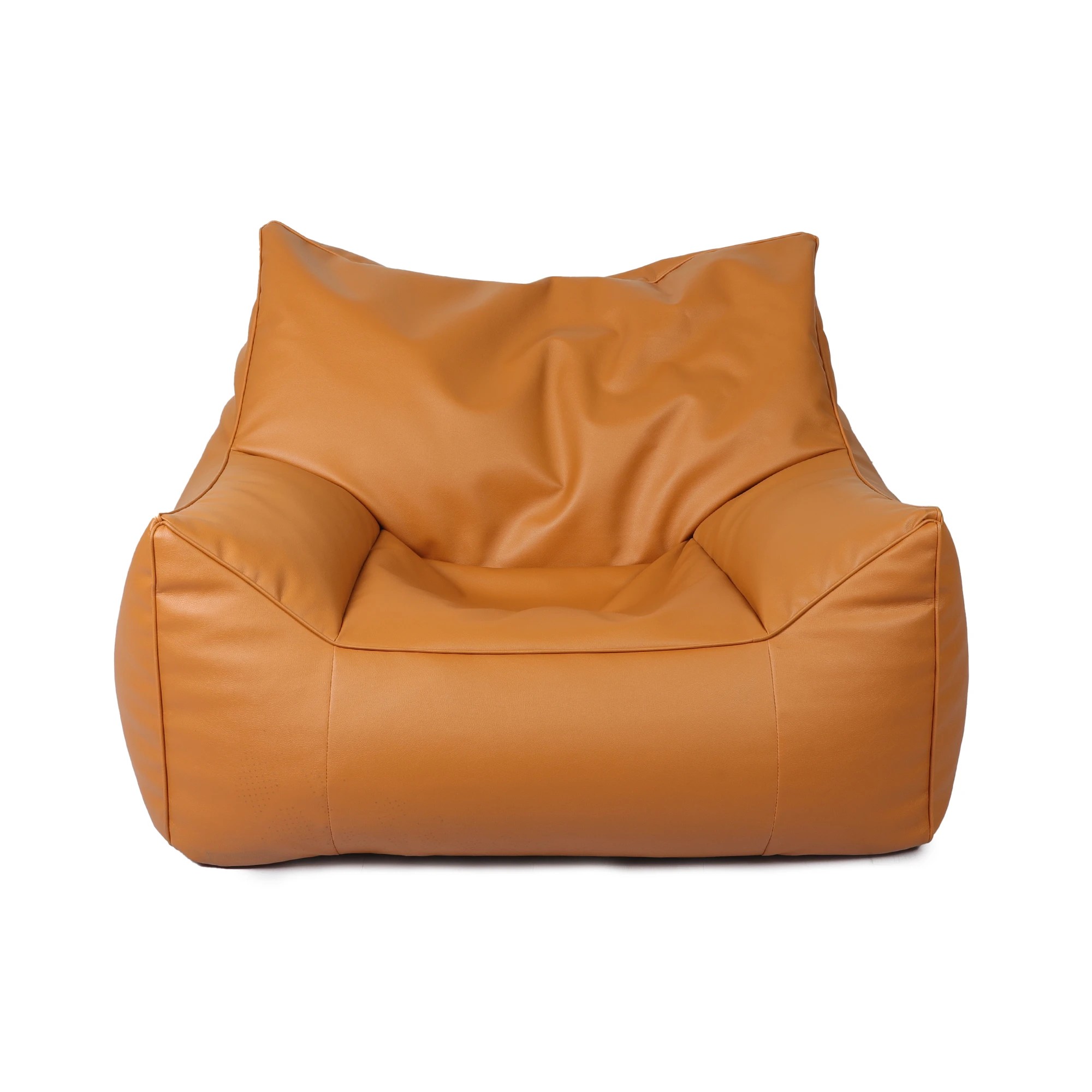 2 Marlow Bean Bag  PU Cover Only - Brown, 2 of 6