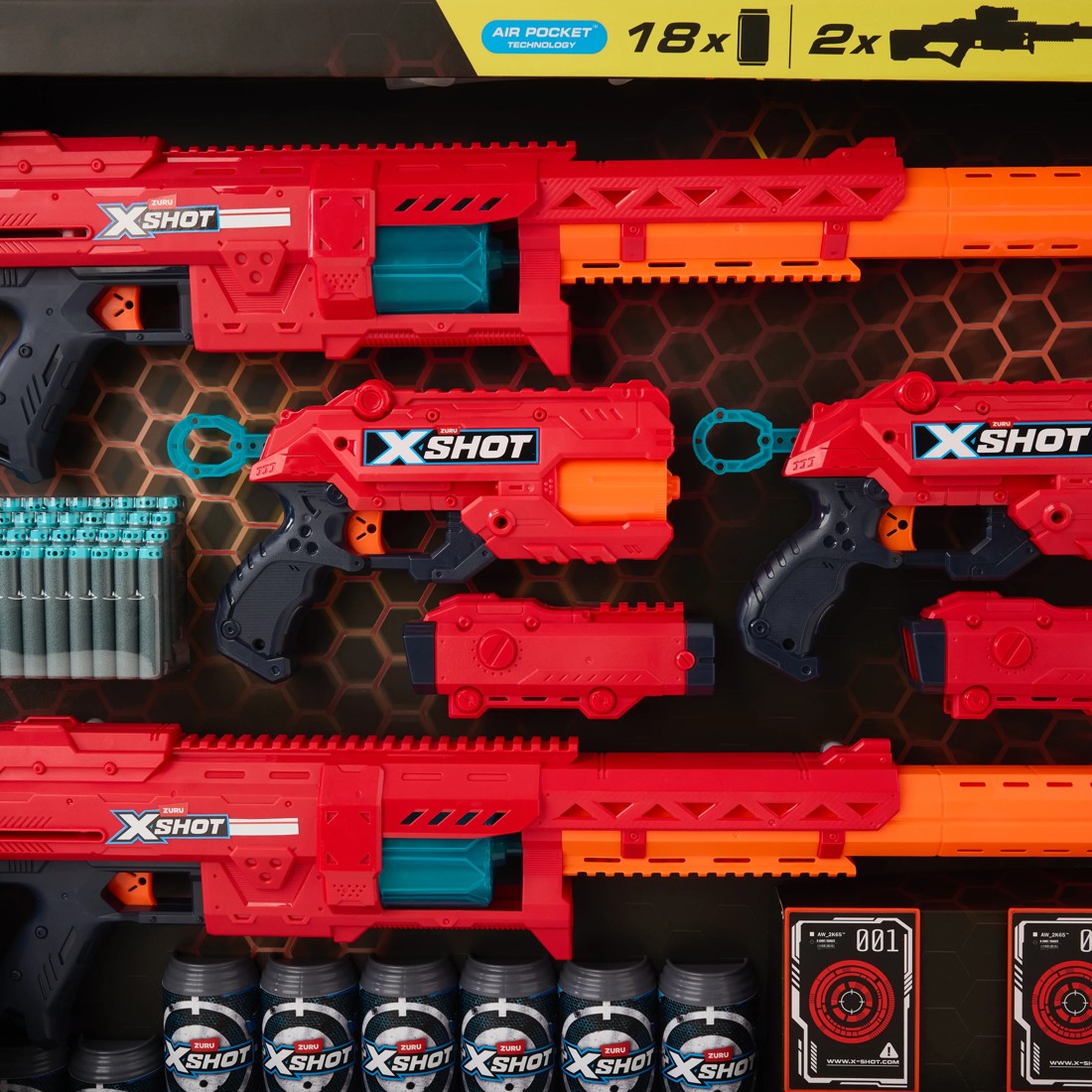 4 Zuru X-Shot Excel Ultimate Combo Pack with Bonus Electronic Target, 4 of 5