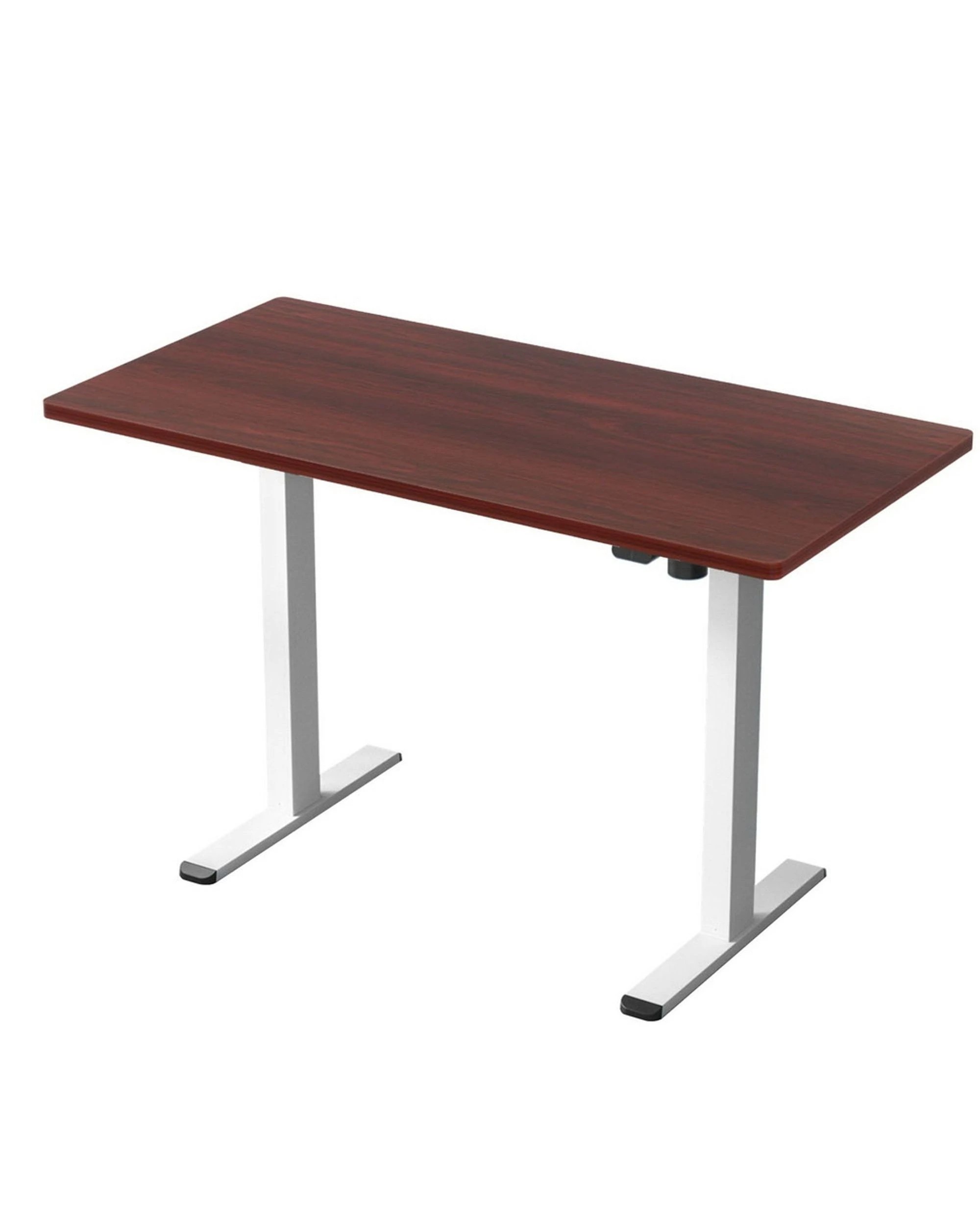 1 Artiss Standing Desk Motorised Sit Stand Desks Walnut 120CM - Brown, 1 of 7