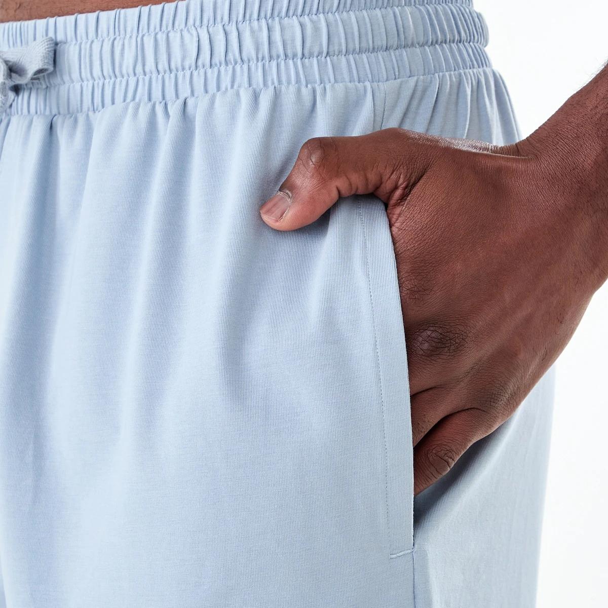 5 Cotton Elastane Shorts FOG BLUE, 5 of 6