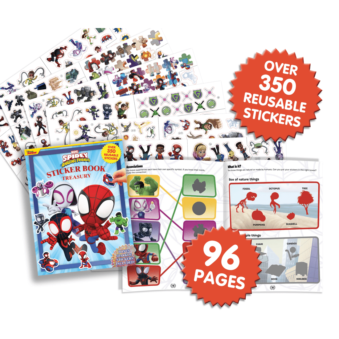 4 Sticker Book Treasury: Disney Junior Marvel Spidey and His Amazing Friends - Book, 4 of 4