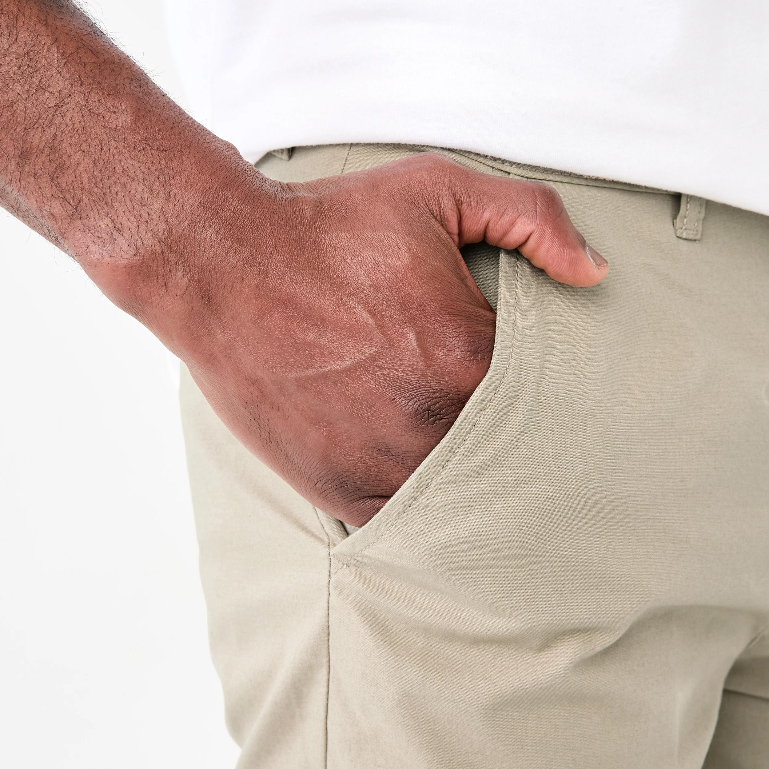 5 Fitted Waist Regular Chino Shorts Bge Almnm, 5 of 6