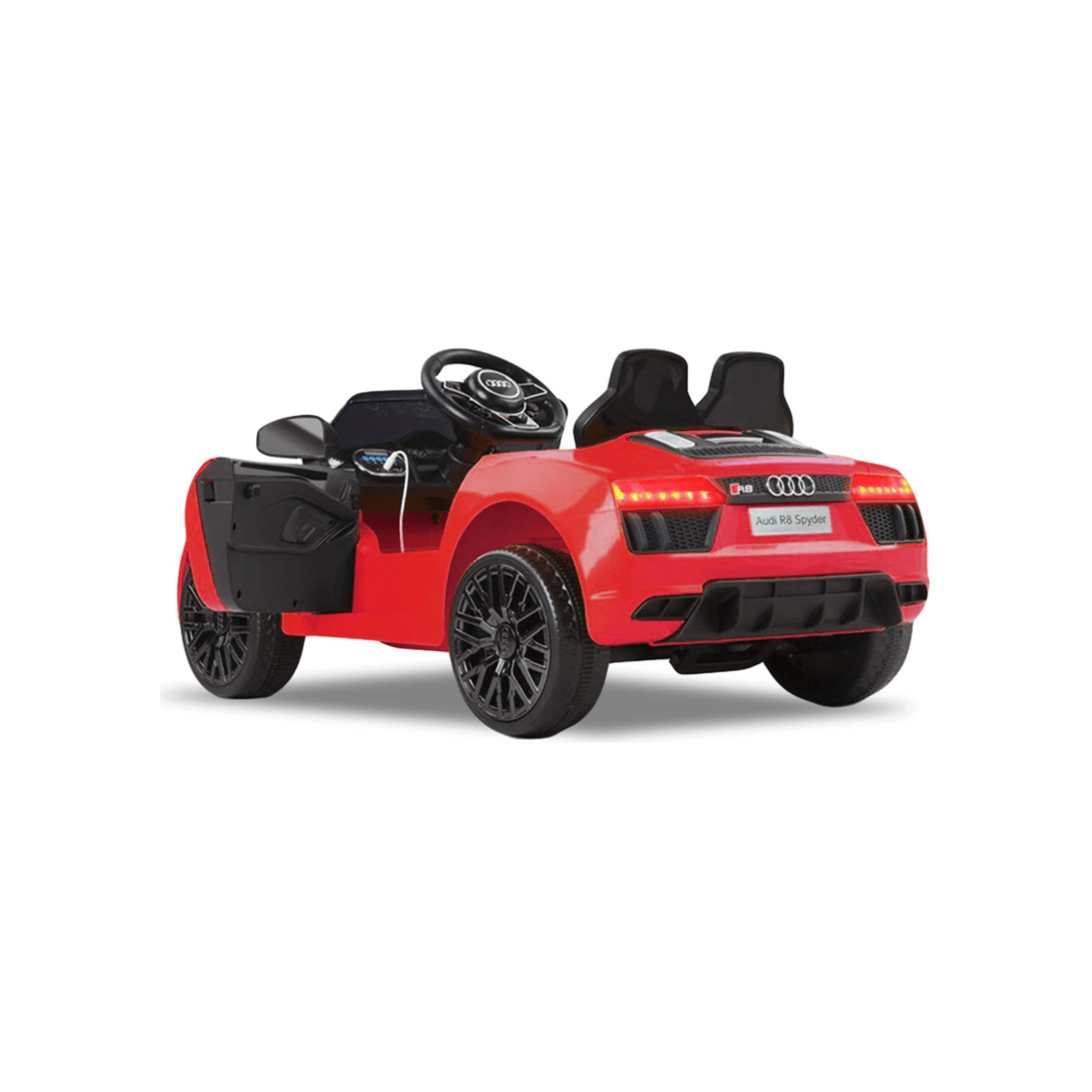 4 Kahuna R8 Spyder Audi Licensed Kids Electric Ride On Car Remote Control Red, 4 of 8