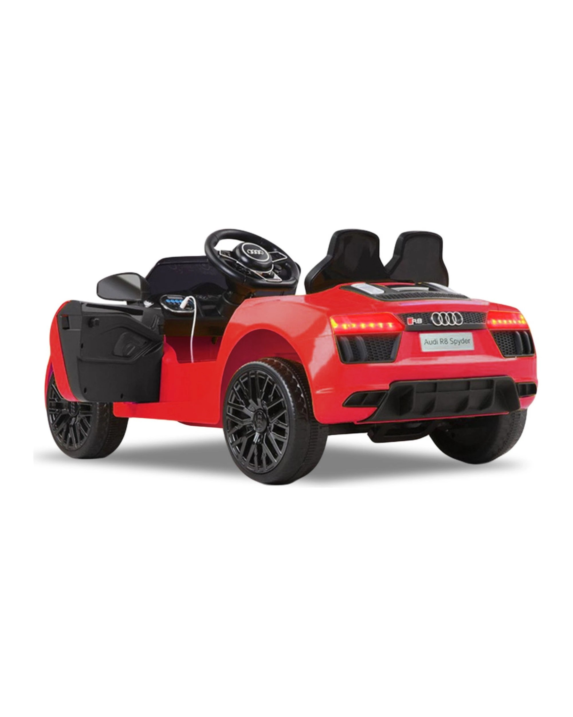 4 Kahuna R8 Spyder Audi Licensed Kids Electric Ride On Car Remote Control Red, 4 of 8