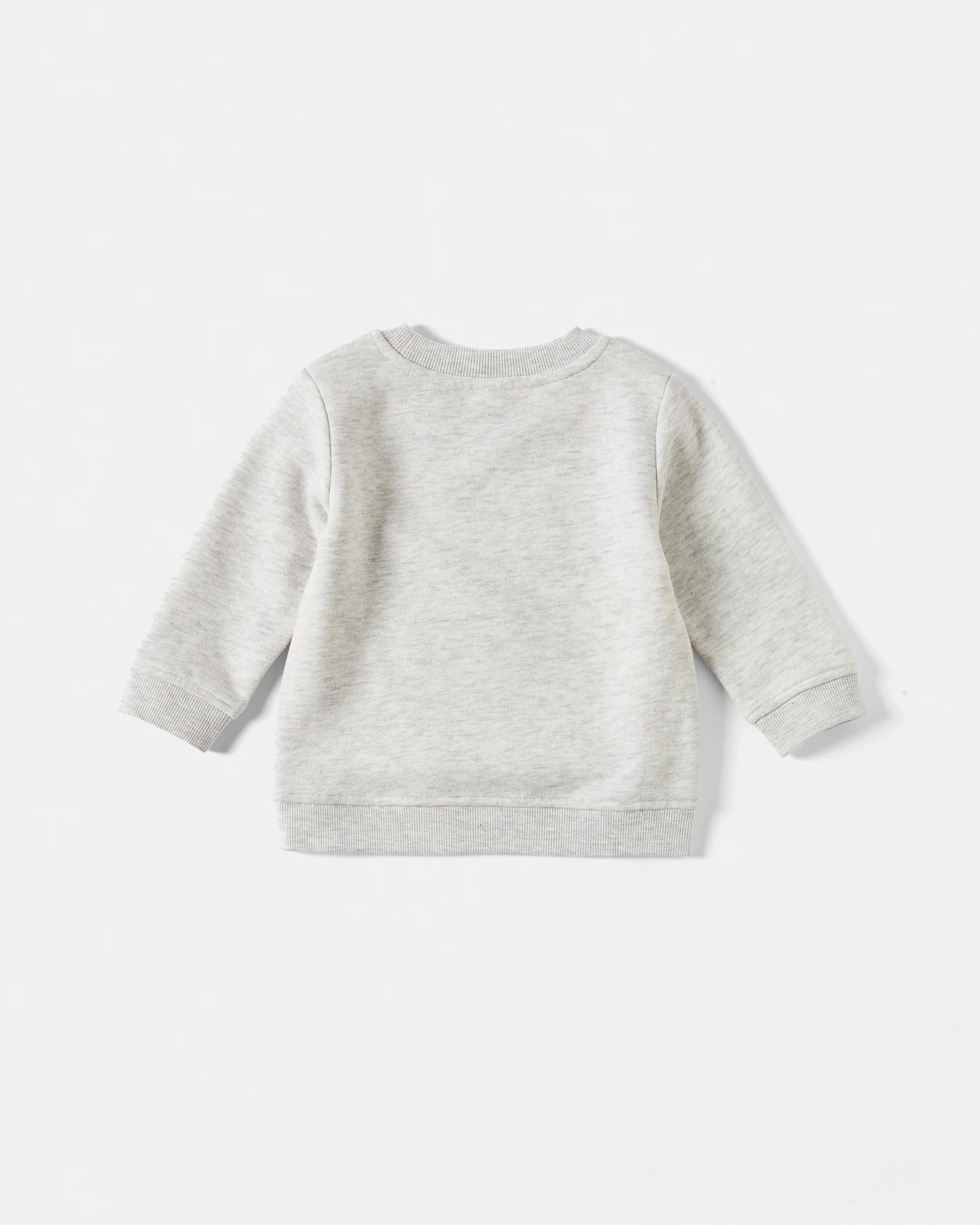 2 Everyday Sweatshirt Wht Marle, 2 of 3