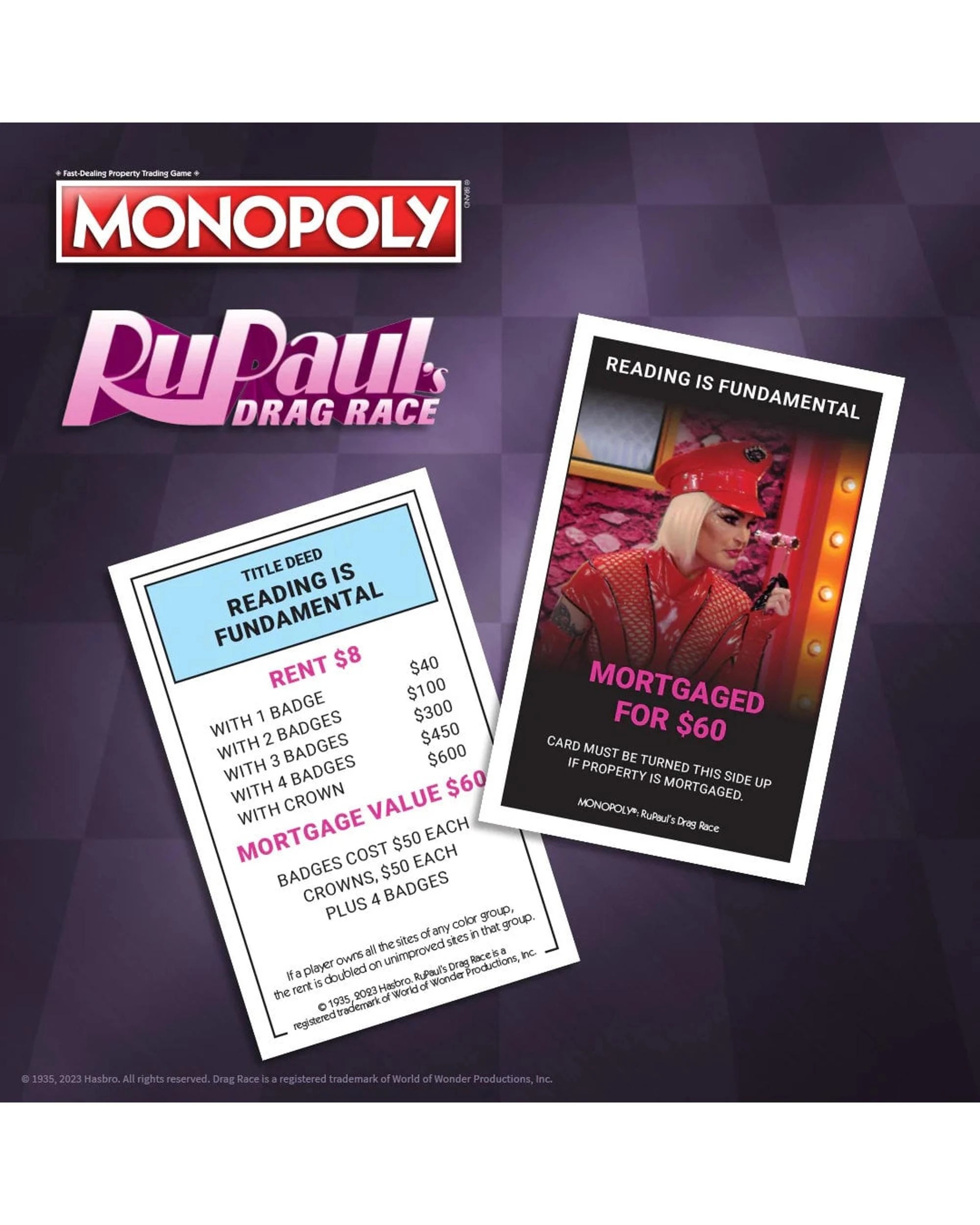 5 Winning Moves Monopoly RuPauls Drag Race Board Game, 5 of 8