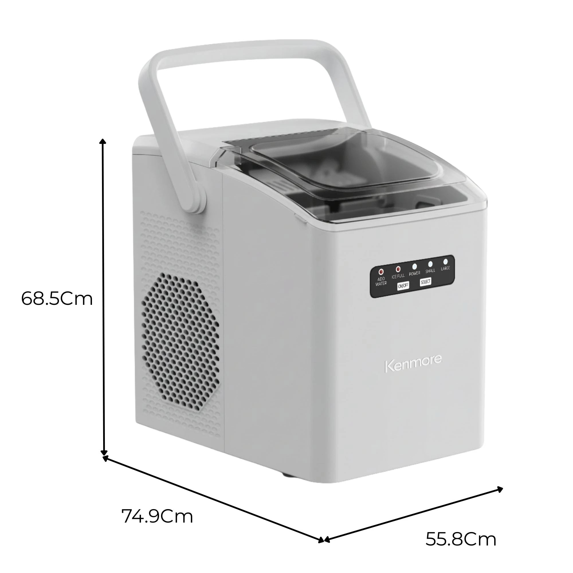 7 Koolatron Portable Ice Maker 12kg - White, 7 of 7