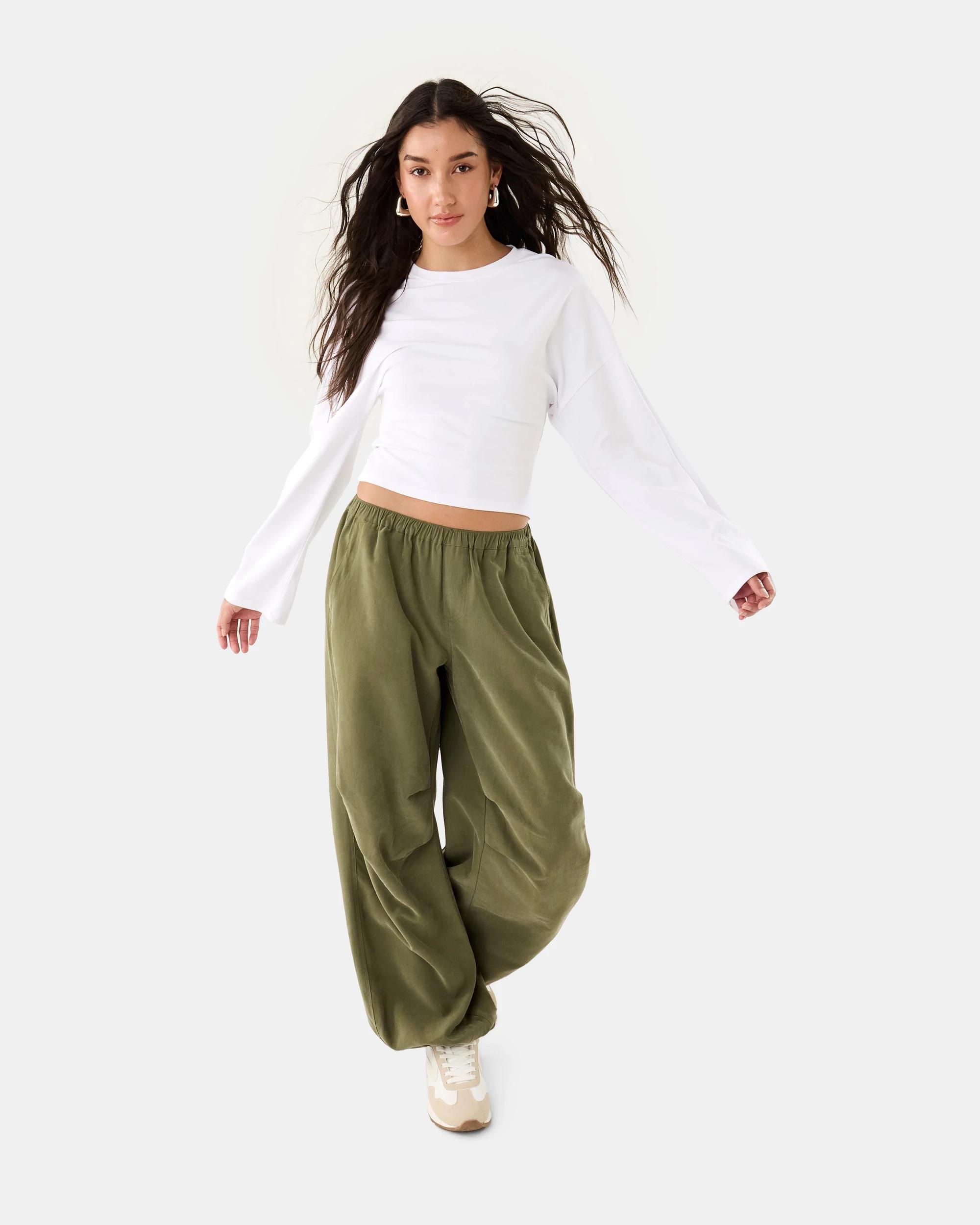 2 Long Sleeve Fitted Top White, 2 of 8
