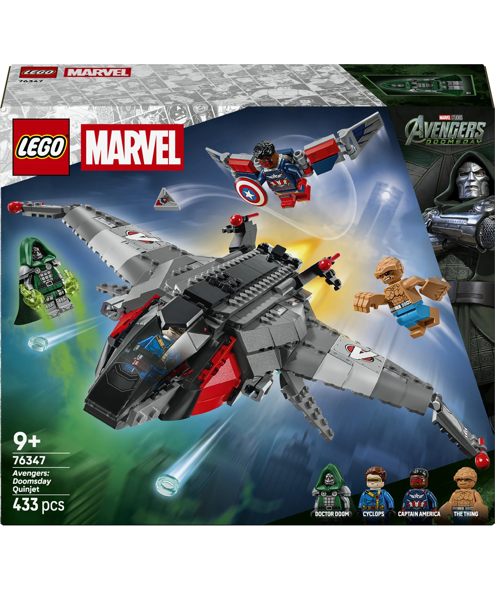 1 LEGO Super Heroes Marvel Avengers: Doomsday Quinjet 76347, 1 of 10