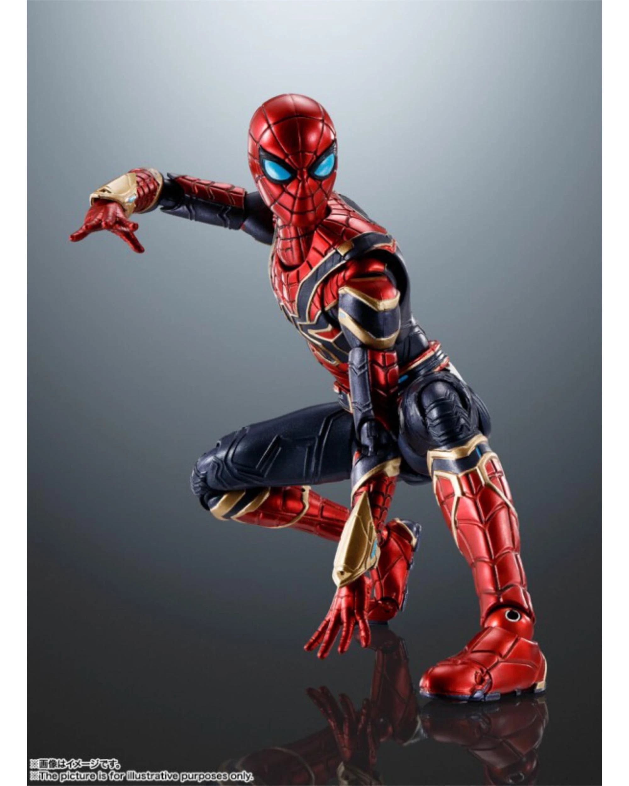 4 Tamashii Nations S.H.Figuarts Spider-Man No Way Home Iron Spider Figure, 4 of 4