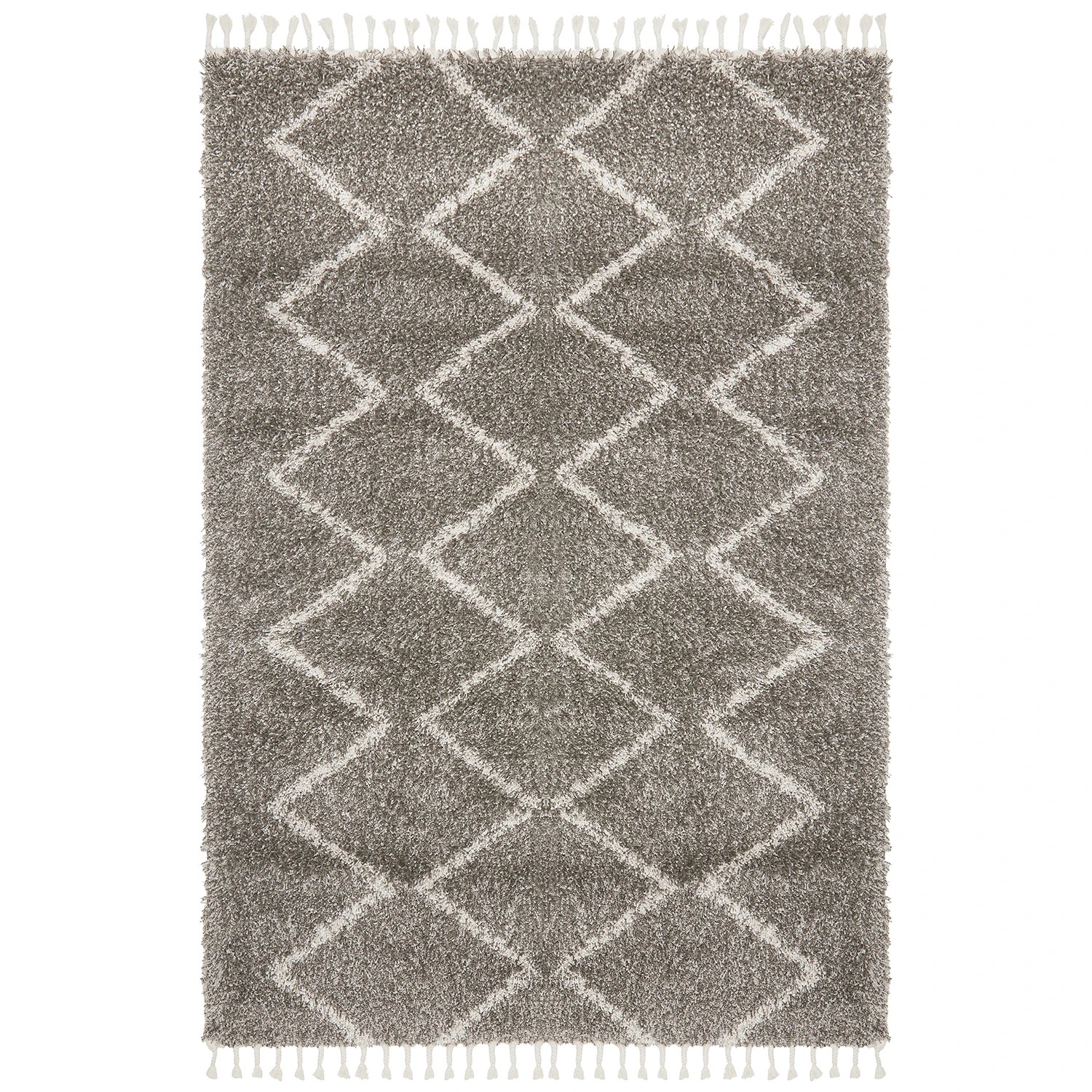 2 Common Ground Rugs Amber 11 400x300cm - Extra Extra Large Power Loomed Shag Rug - Silver, 2 of 7