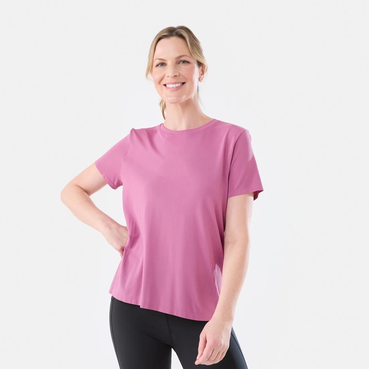 1 Active Womens Seamfree Crew Neck T-shirt EVOLET, 1 of 6