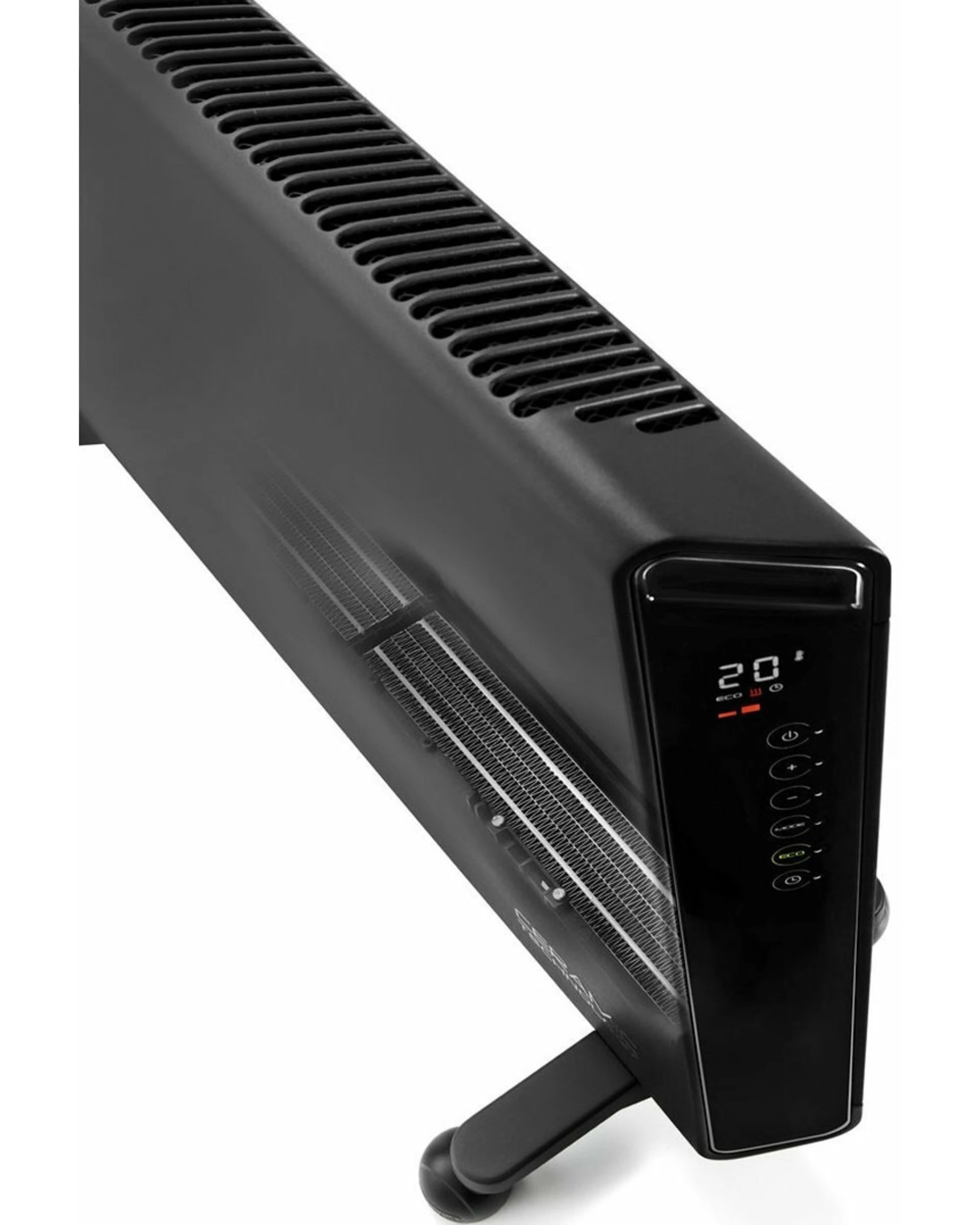 2 De'Longhi Electric Convector Heater Dark Grey, 2 of 5