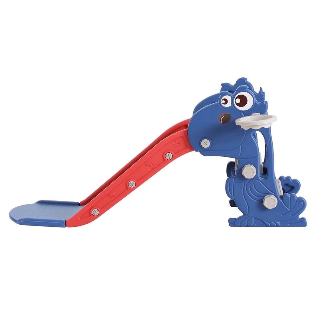 4 Keezi Kids Slide Set Basketball Hoop Outdoor Playground Toy Dragon 90cm - Multi, 4 of 5