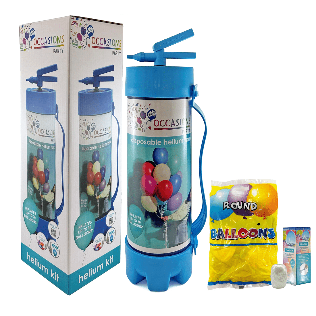 3 Alpen Occasions Disposable Helium Tank Kit - Small, 3 of 7