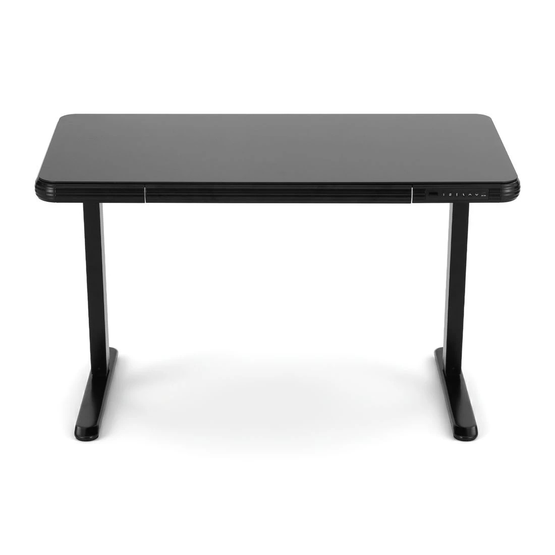 3 Artiss Electric Standing Desk Motorised Glass Top  120CM - Black, 3 of 10
