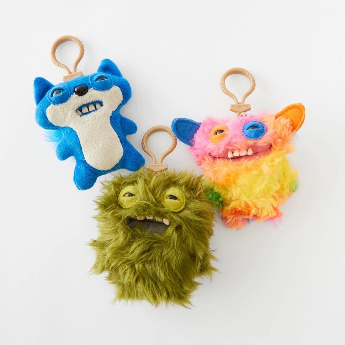 10 Fuggler Keyring - Assorted, 10 of 10