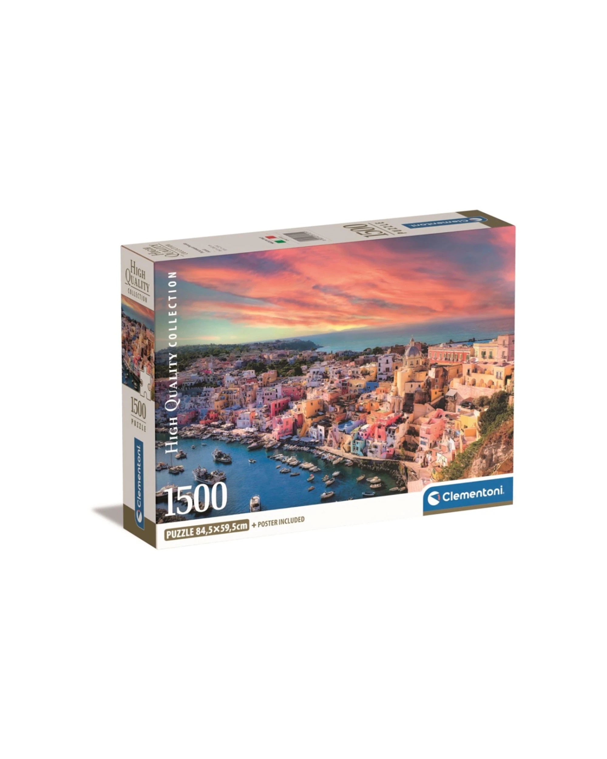 1 Clementoni Picturesque Procida 1500 Piece Puzzle 59x84cm - Multi, 1 of 2