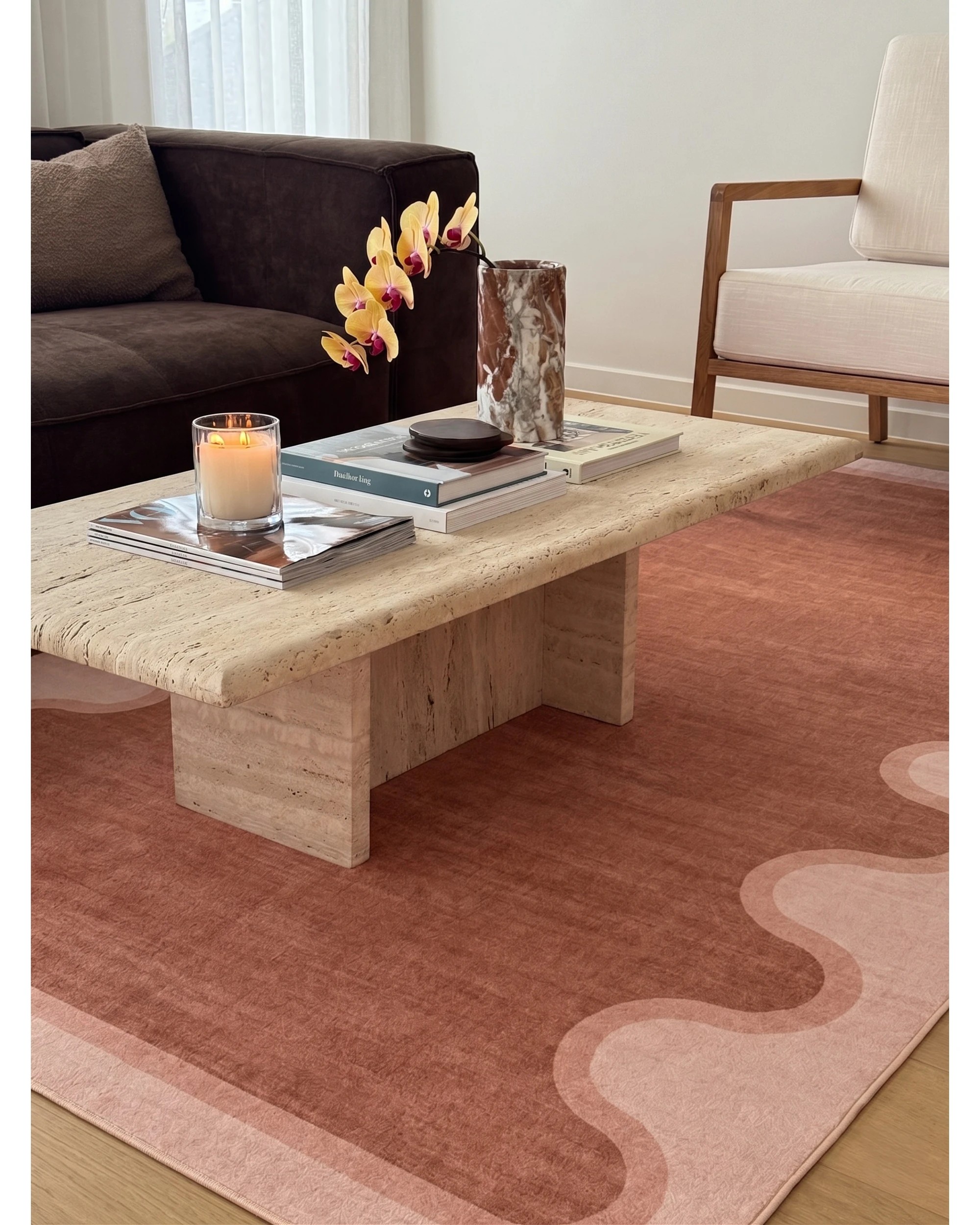 9 Loopsie Hawi Washable Rug-330cm x 240cm - Pink - Pink, 9 of 9