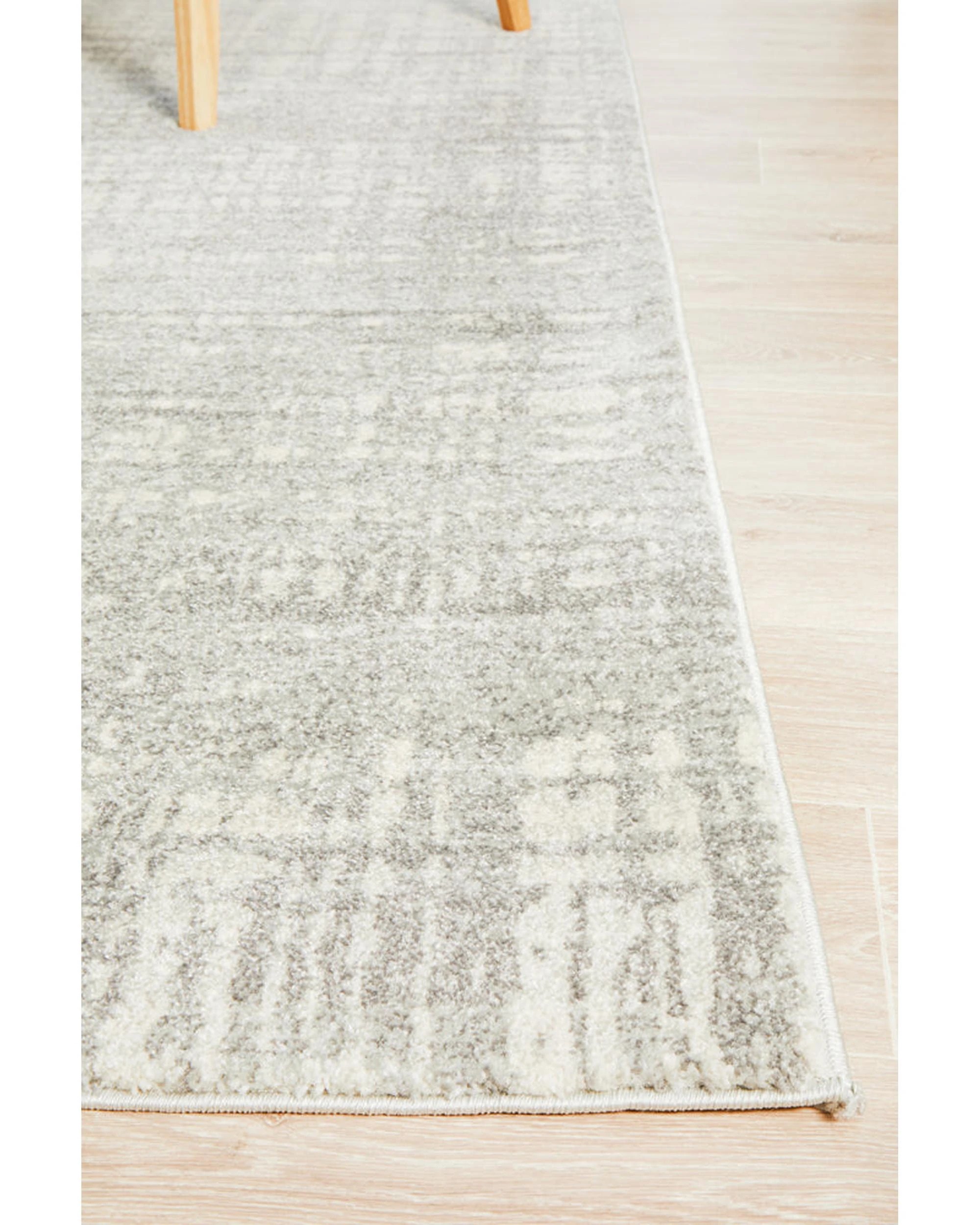 6 Rug Culture Mirage Ashley Abstract Silver Grey Rug, 160 x 230 cm, 10mm Pile, Polypropylene - Silver, 6 of 9
