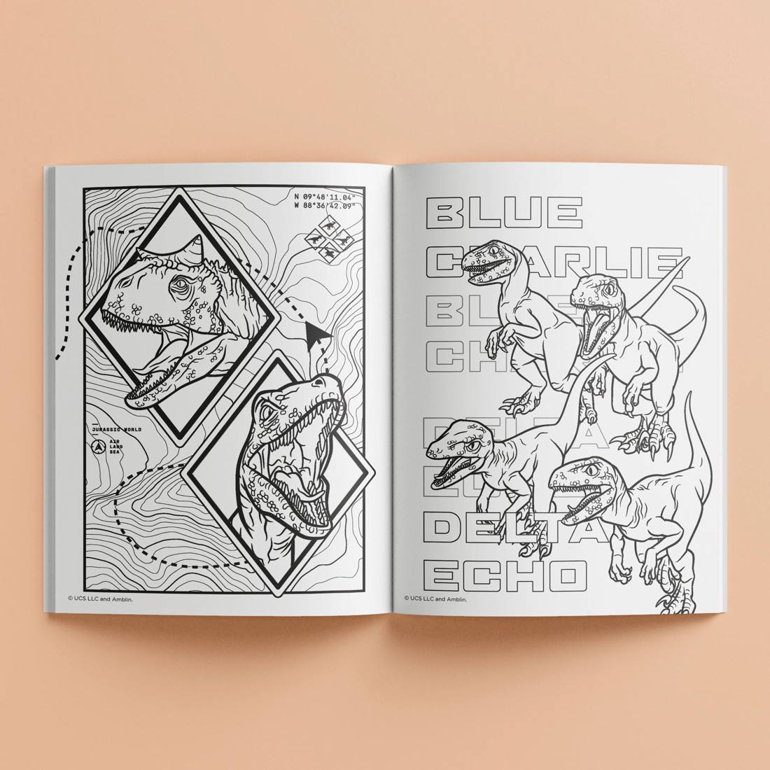 7 Kaleidoscope Jurassic World Colouring Carry Case - Book, 7 of 7