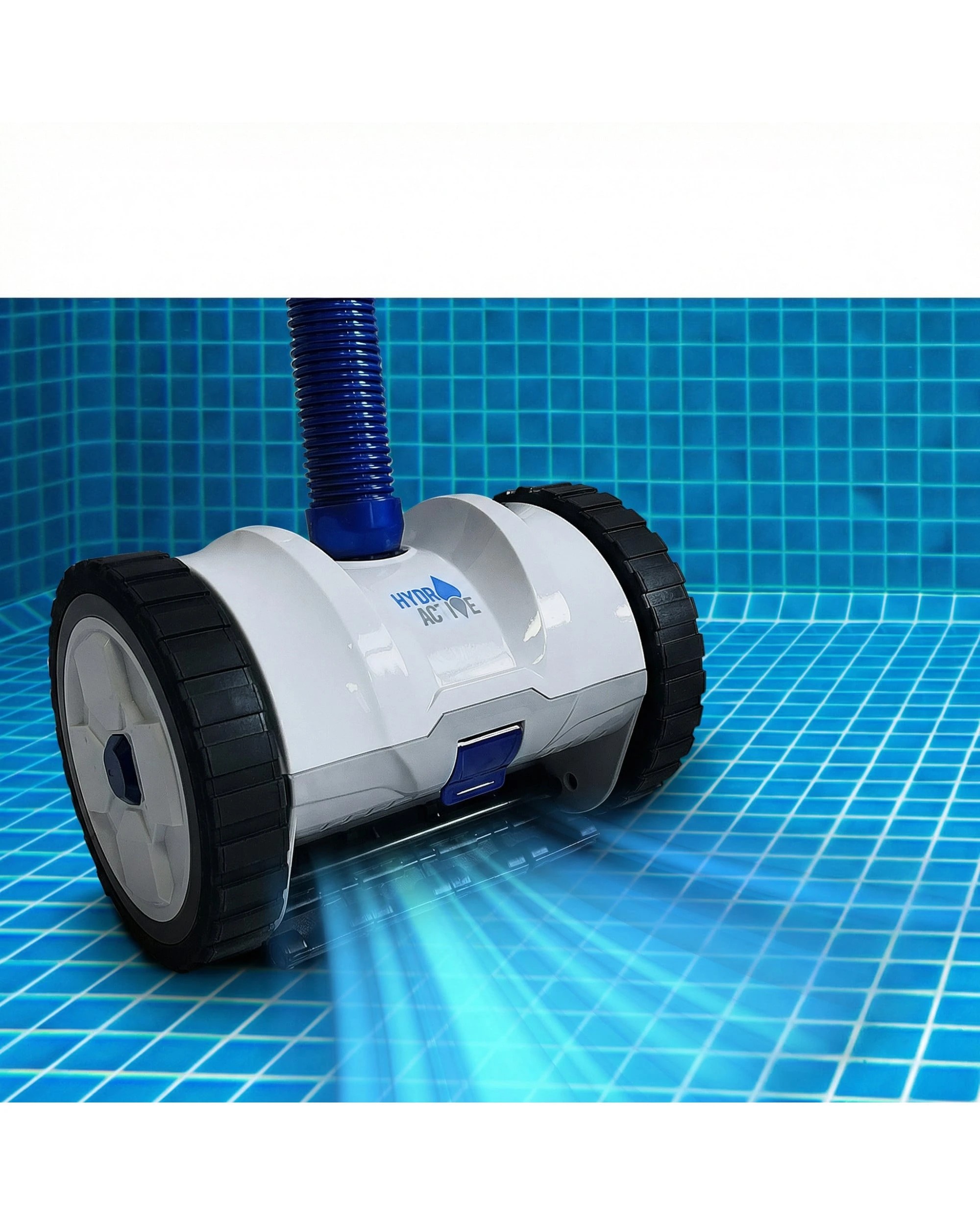 7 HydroActive Automatic Suction Pool Cleaner for Inground Pools, 12m Hose - Grey, 7 of 9