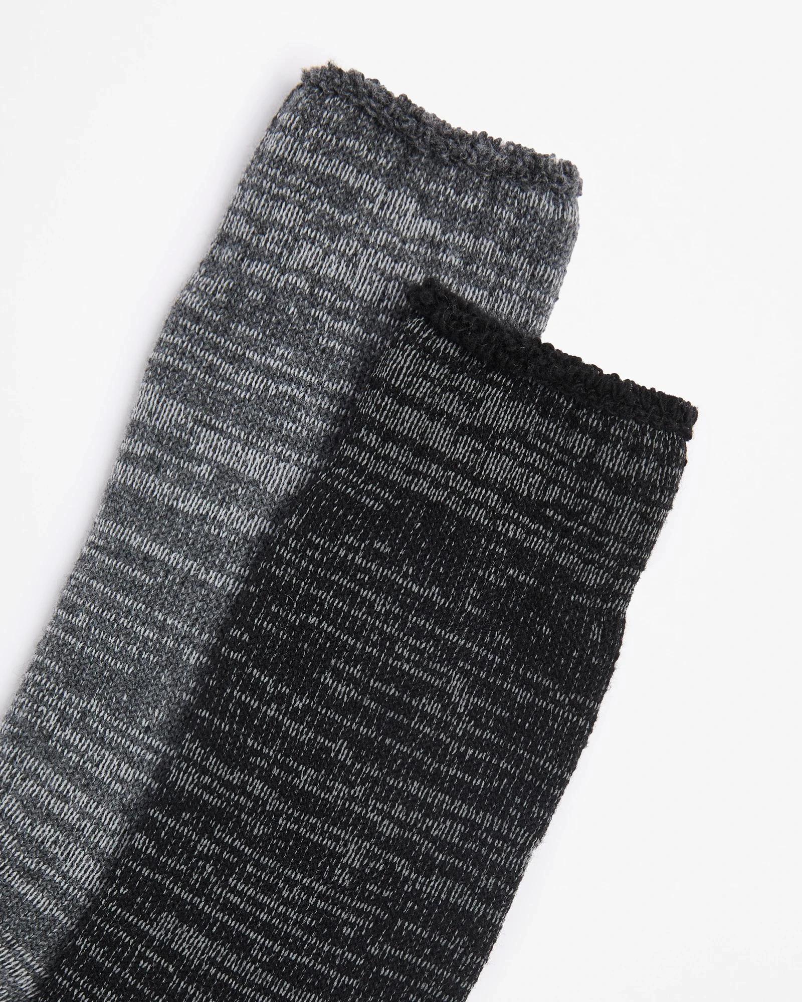 2 Target 2 Pack Outdoor Crew Socks BLACK / GREY MARLE, 2 of 3