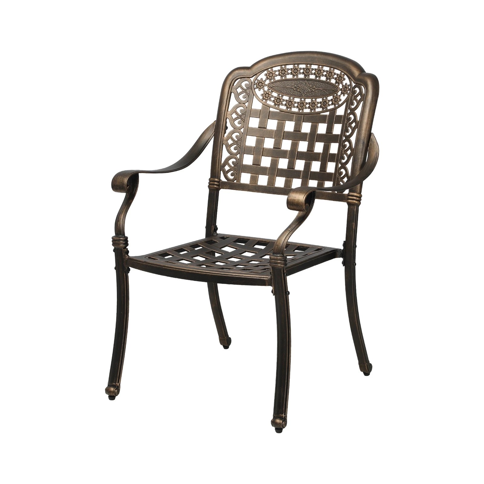7 Livsip 5 Piece Outdoor Dining Setting Bistro Patio Set Cast Aluminium Furniture - Bronze, 7 of 7
