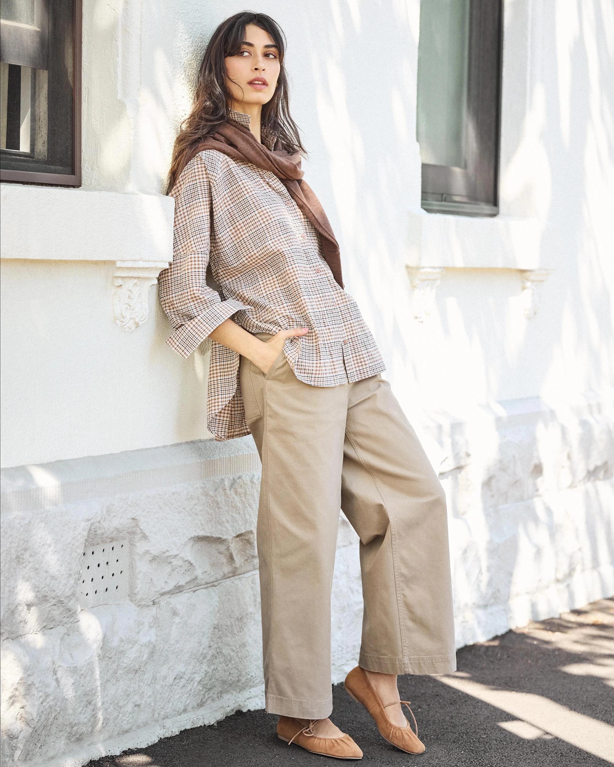 8 Target Woman Australian Cotton Full Length Carpenter Pants LEAD GREY, 8 of 9