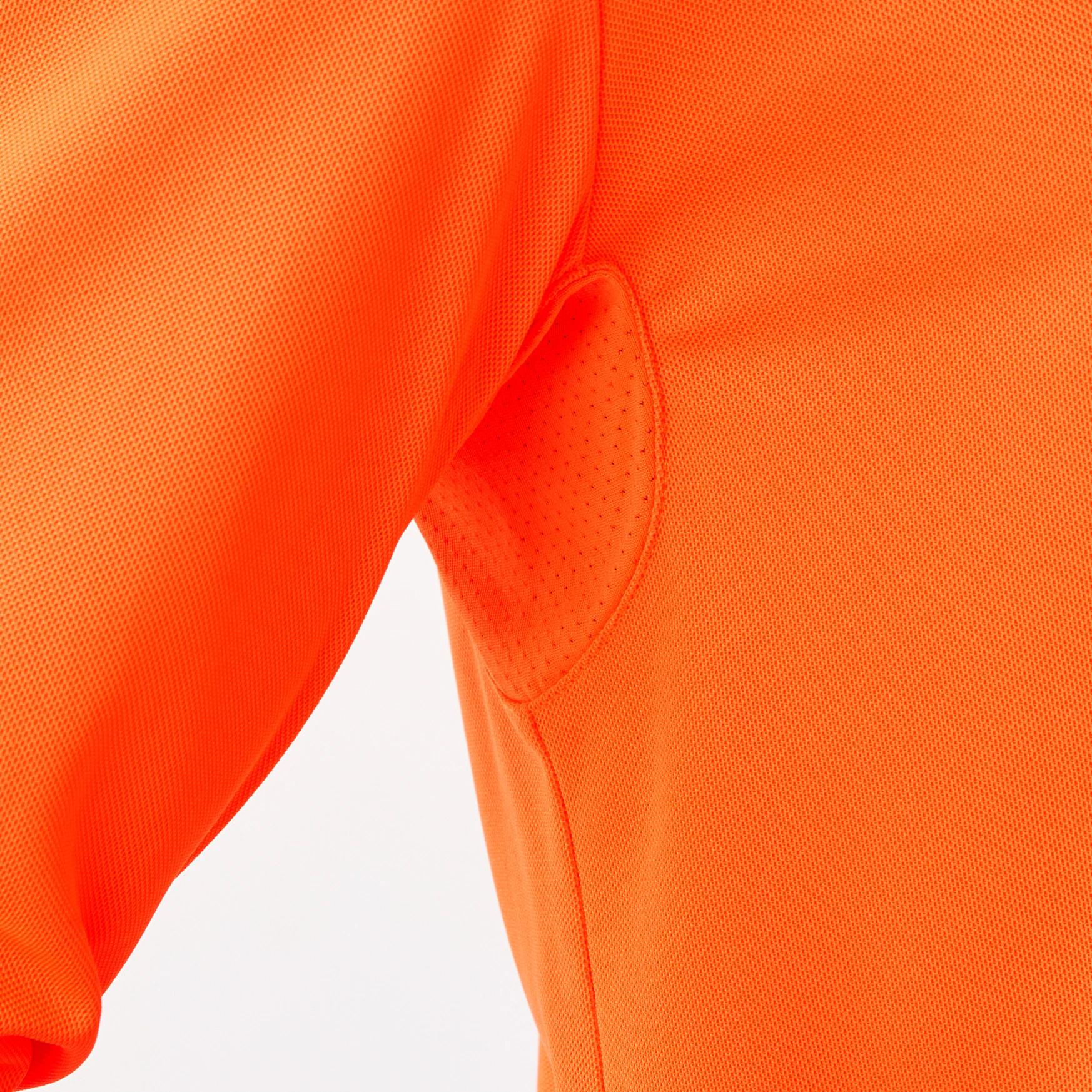 8 Workwear Long Sleeve Hi-Visibility Cool Polo Shirt SAFETY ORANGE, 8 of 8
