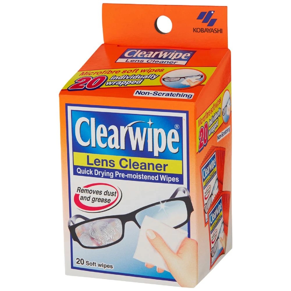 1 Clearwipe Lens Cleaner 20 Pack, 1 of 1