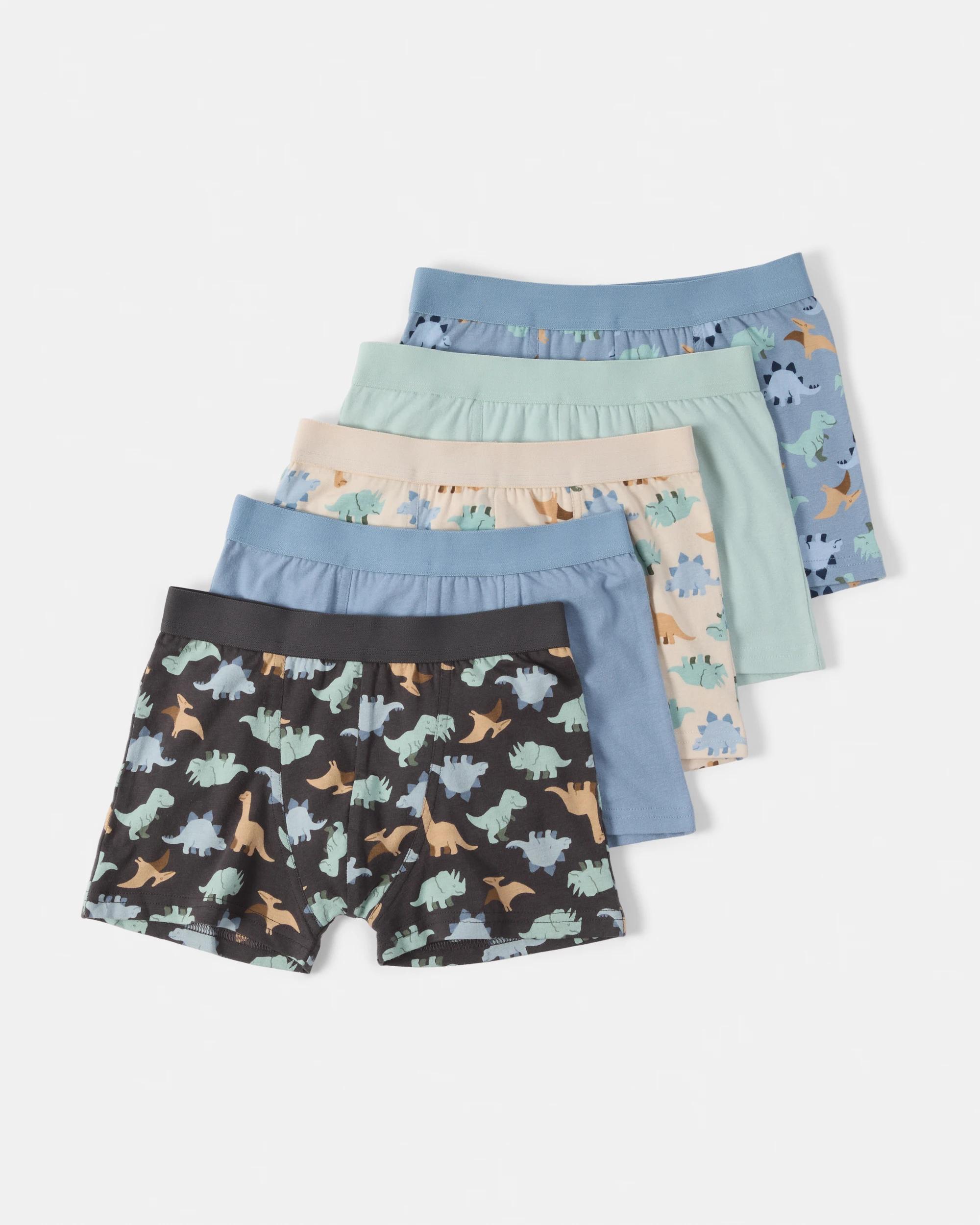 1 5 Pack Print Trunks Dino Multi, 1 of 7