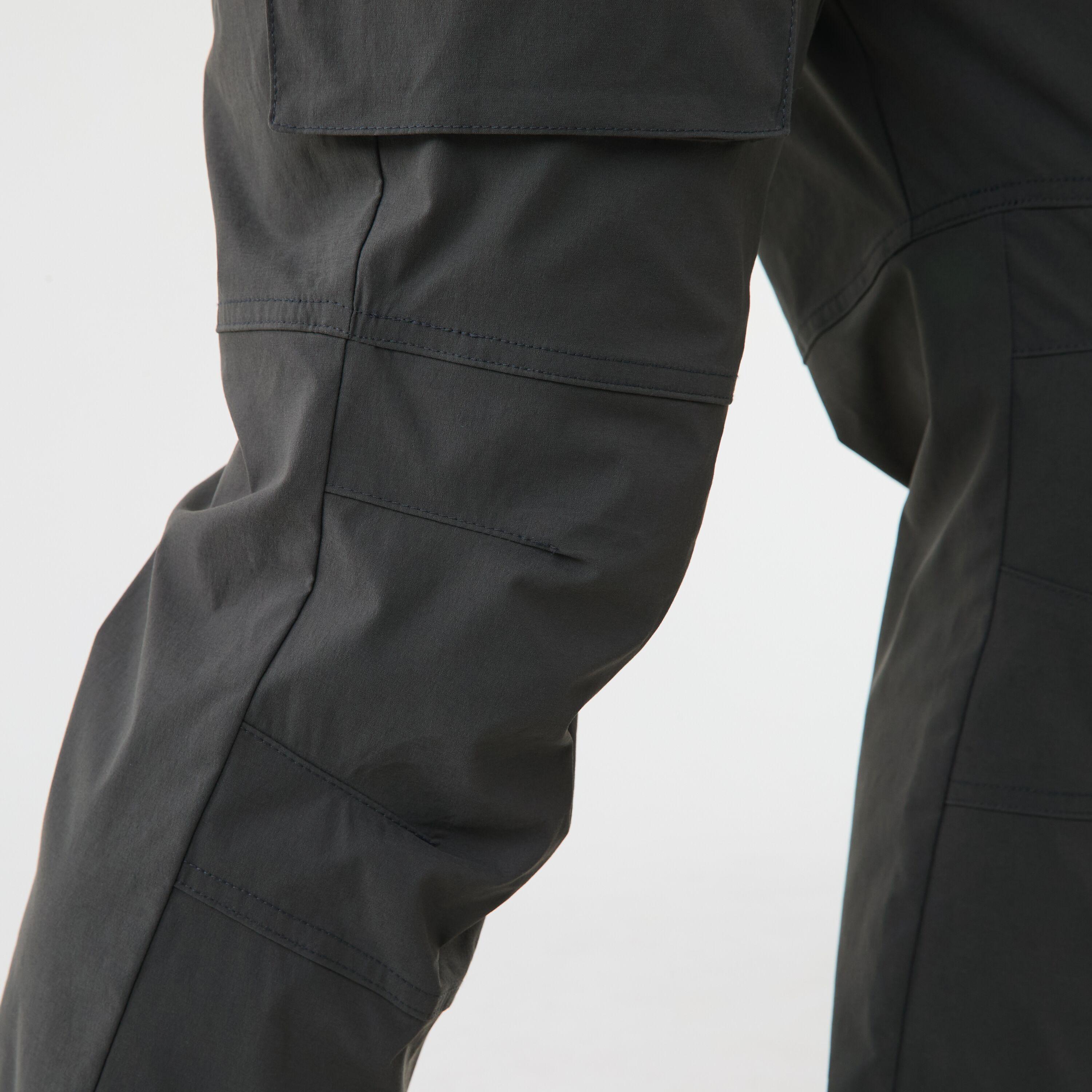 7 Active Mens Woven Cargo Pants Gry Drkish, 7 of 7