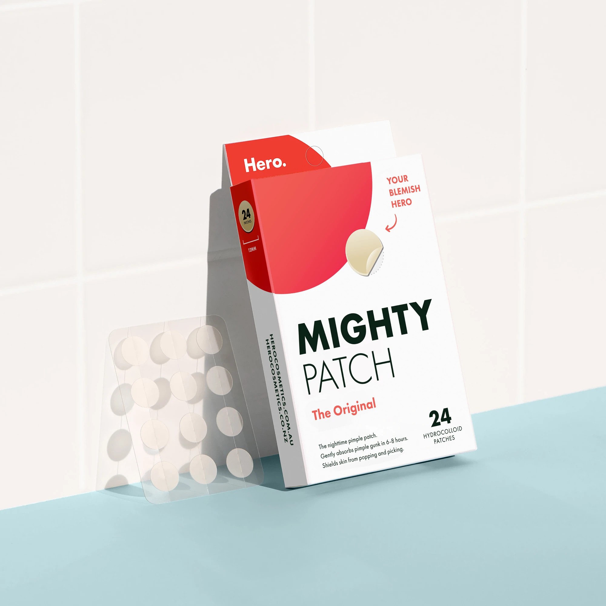 9 Hero 24 Pack Mighty Patch The Original Pimple Patches - Hydrocolloid, 9 of 9