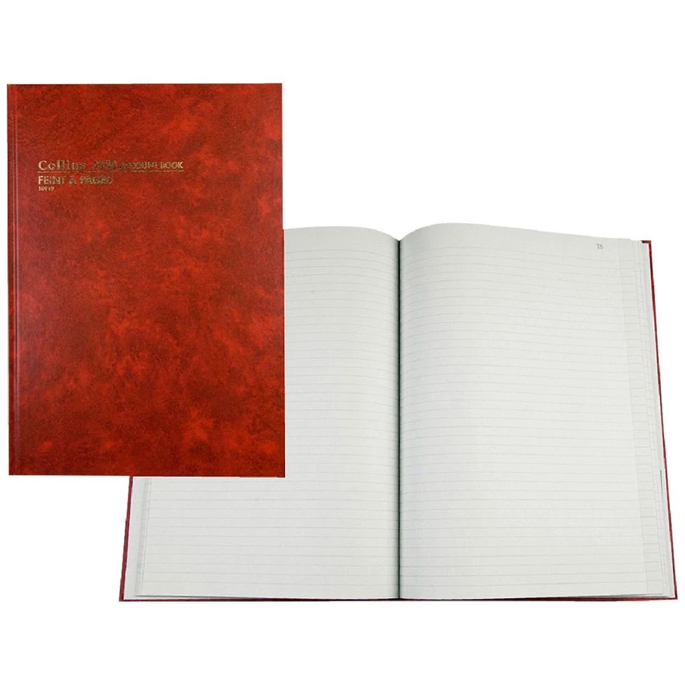 1 Collins Debden 3880 A4 Account Book Feint, 1 of 2