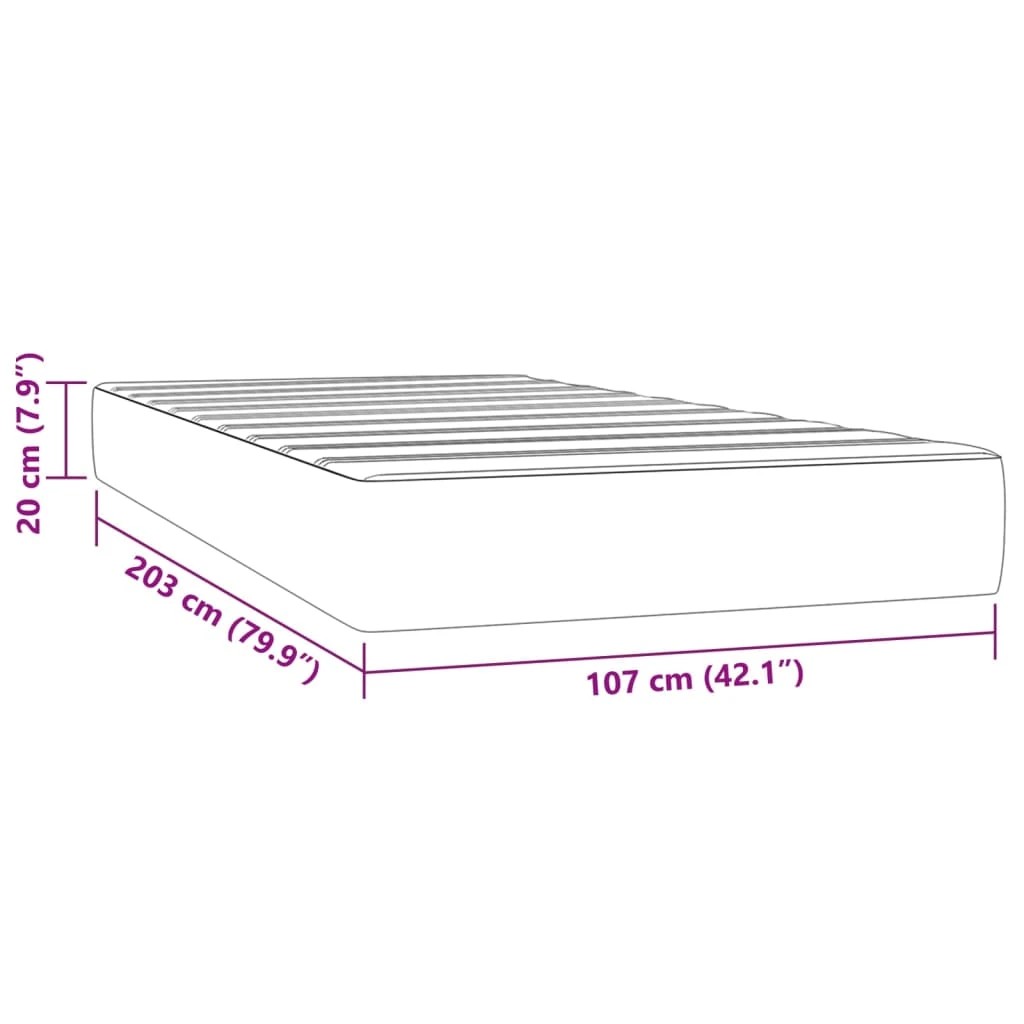 7 Vidaxl King Single Mattress - Black - King Single Bed - Black, 7 of 7