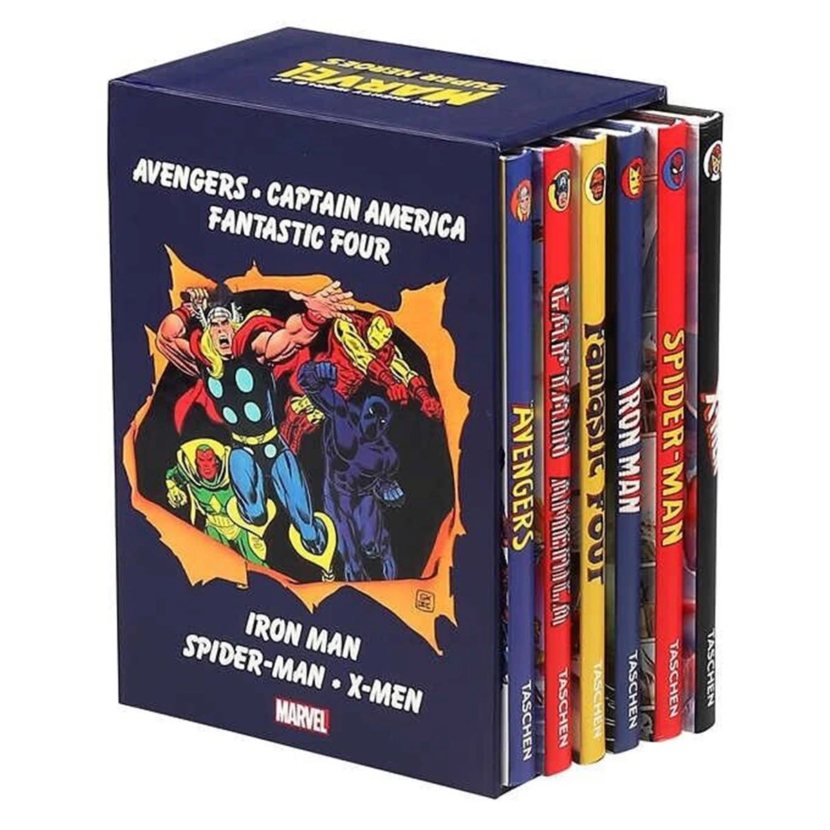 1 Taschen Marvel Super Heroes: 6-book Set, 1 of 2